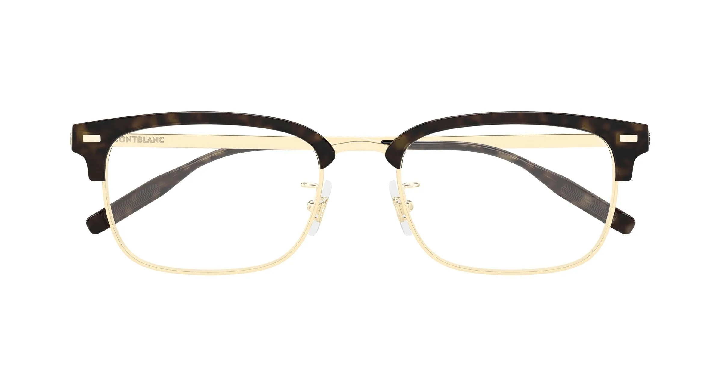 Montblanc MB0493OJ 003 Montature da vista Metallo Oro Trasparente Squadrata - immagine 2
