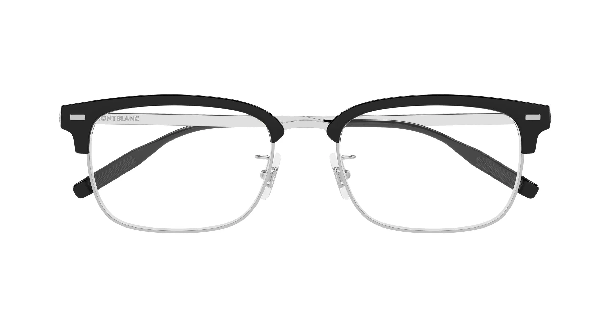 Montblanc MB0493OJ 002 Montature da vista Metallo Argento Trasparente Squadrata - immagine 2