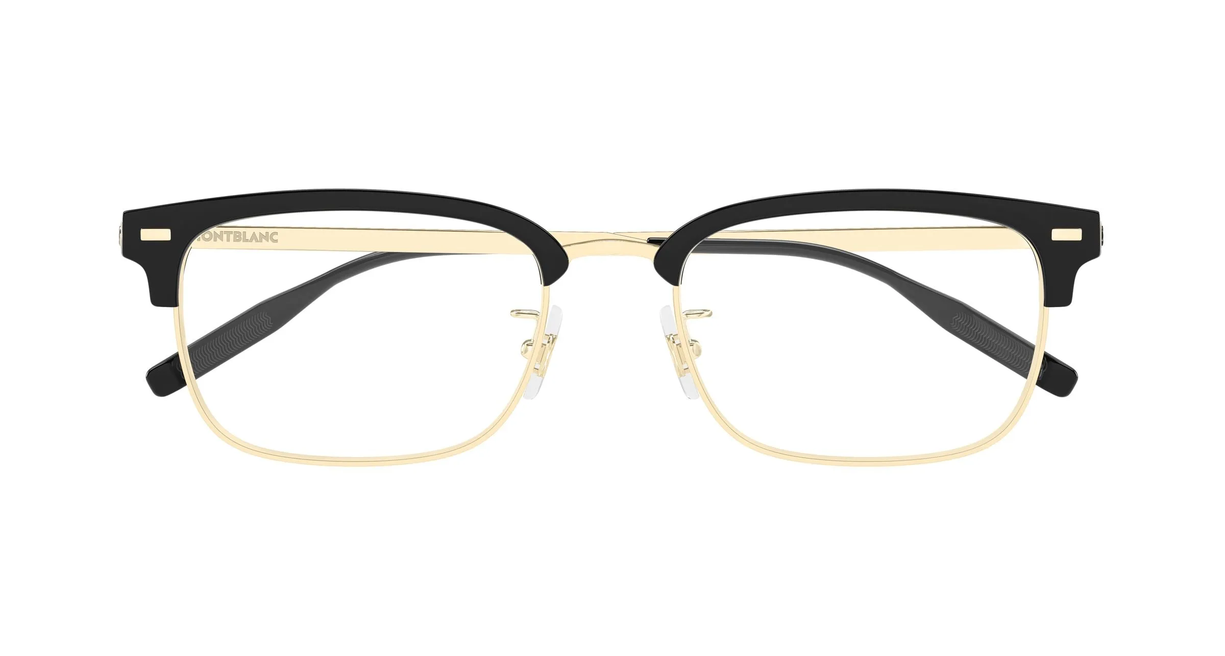 Montblanc MB0493OJ 001 Montature da vista Metallo Oro Trasparente Squadrata - immagine 2