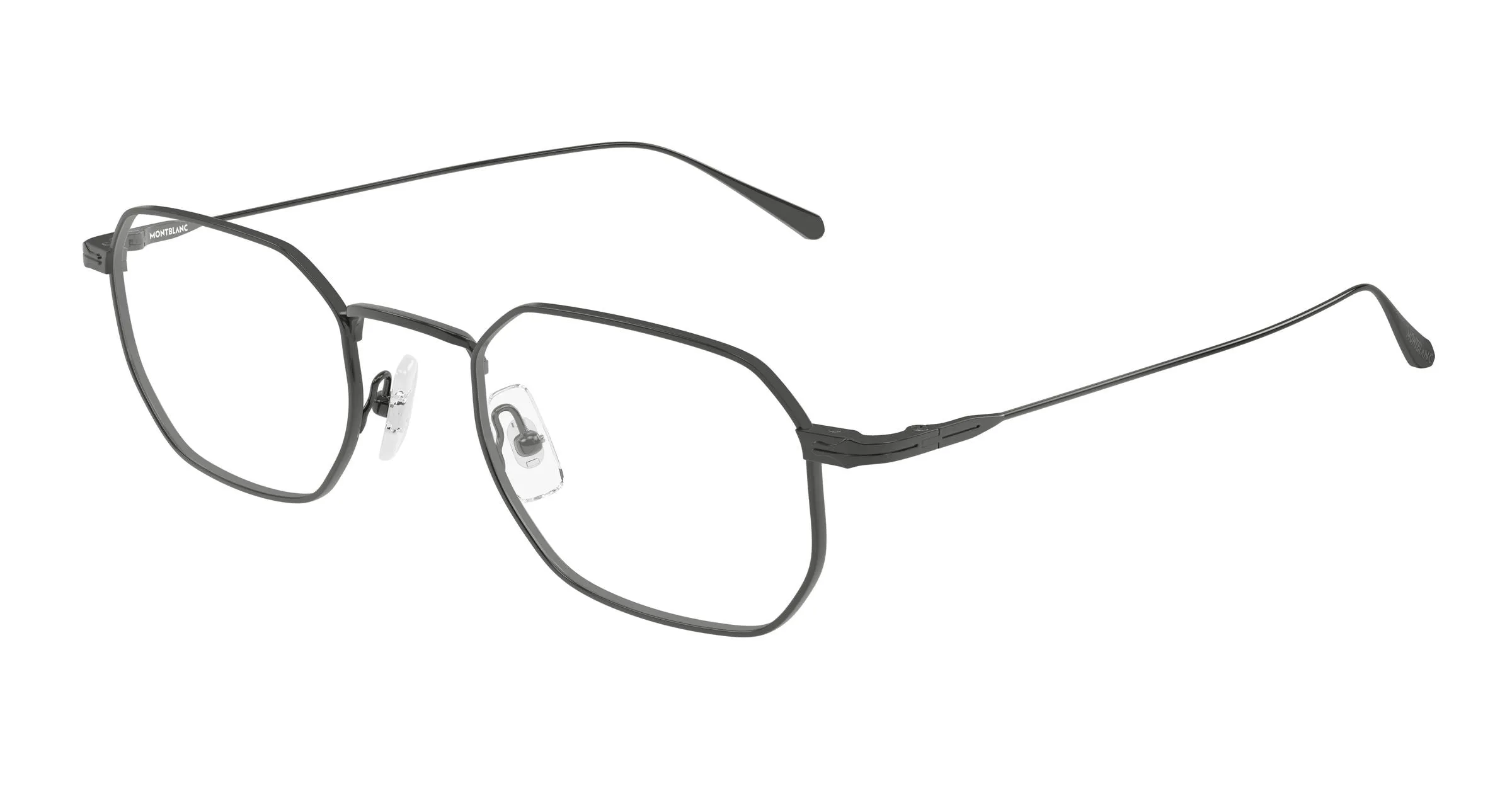 Montblanc MB0474O 003 Montature da vista Metallo Rutenio Trasparente Squadrata - immagine 1