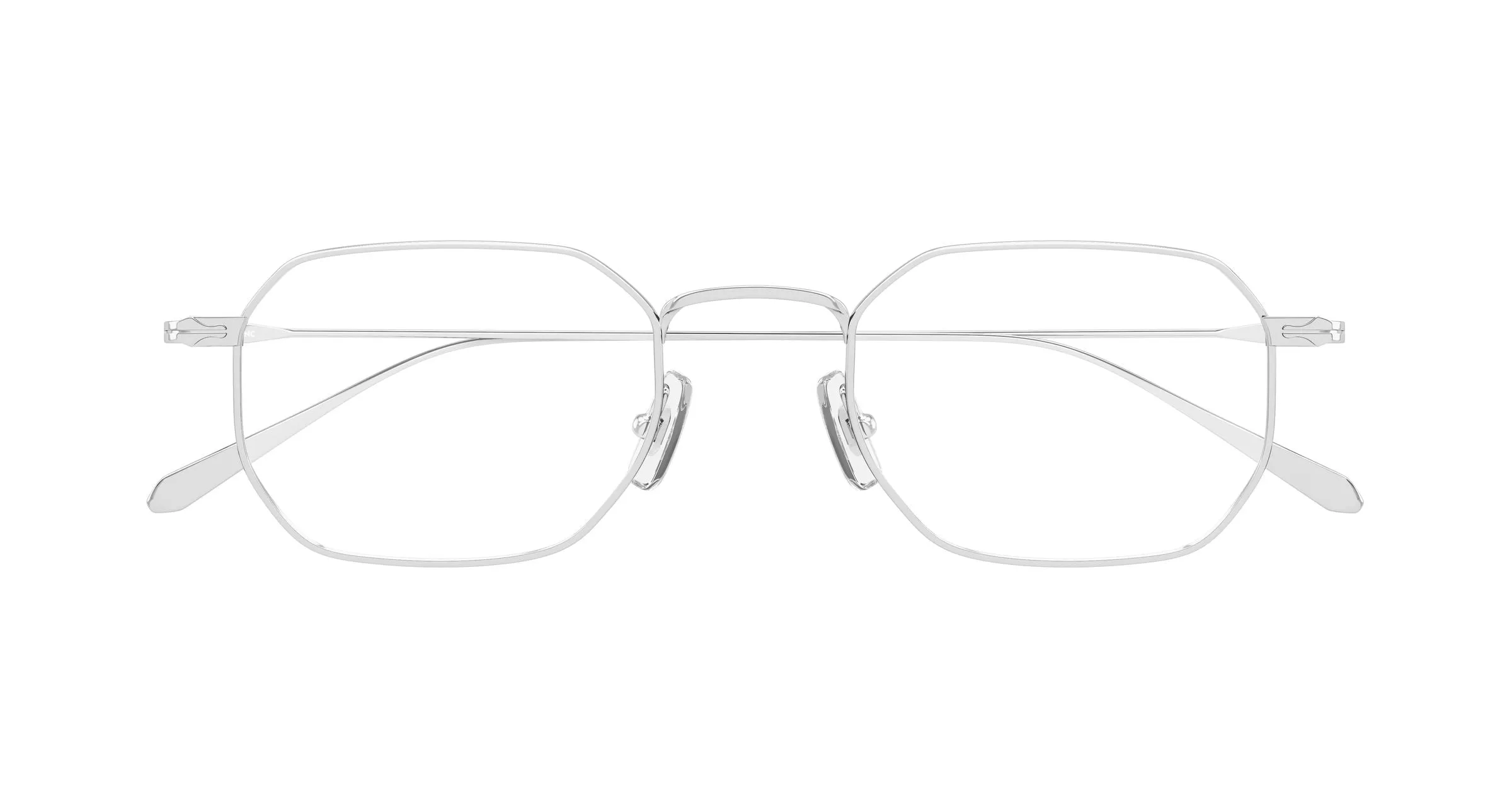 Montblanc MB0474O 002 Montature da vista Metallo Argento Trasparente Squadrata - immagine 2