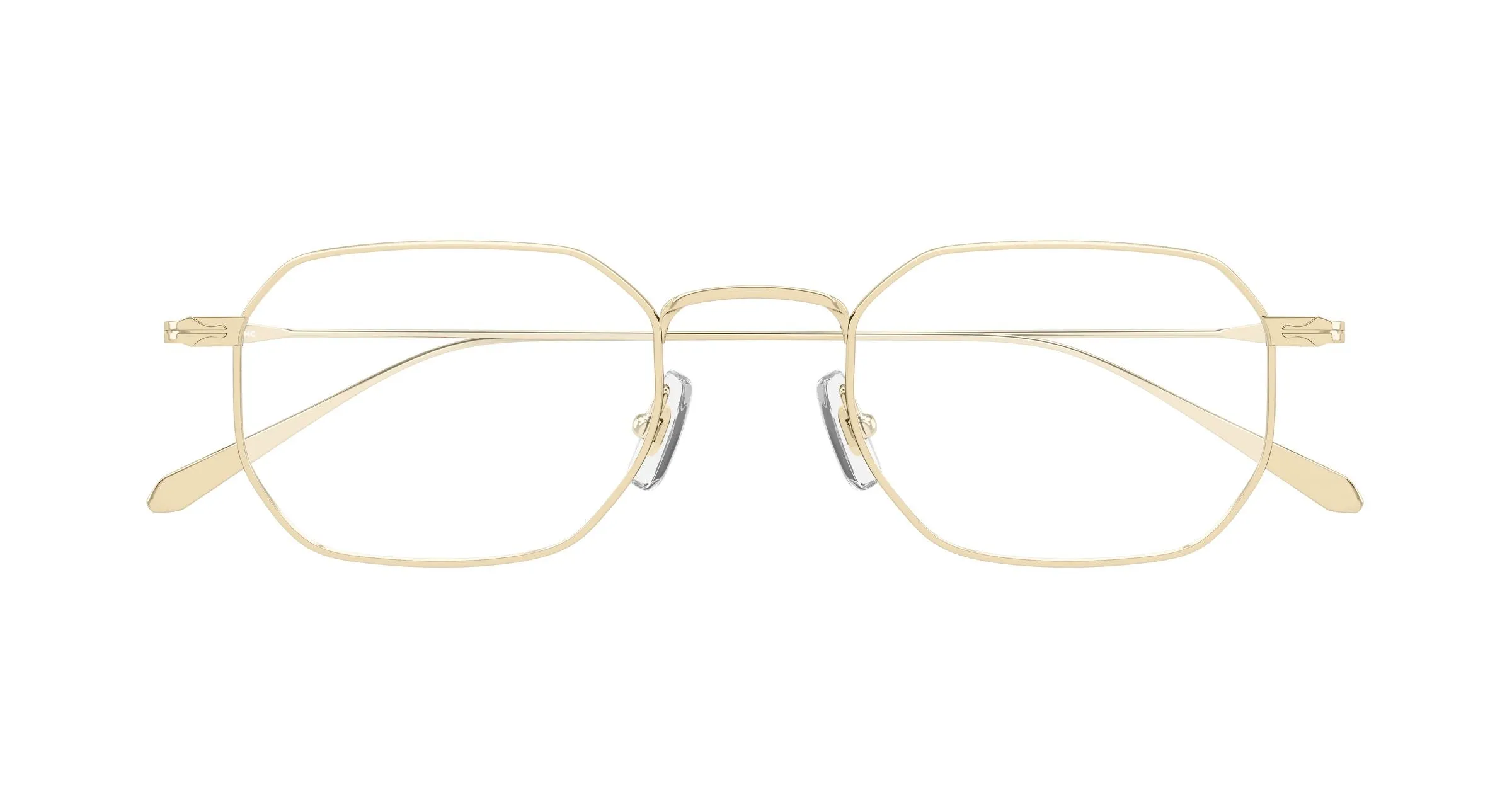 Montblanc MB0474O 001 Montature da vista Metallo Oro Trasparente Squadrata - immagine 2