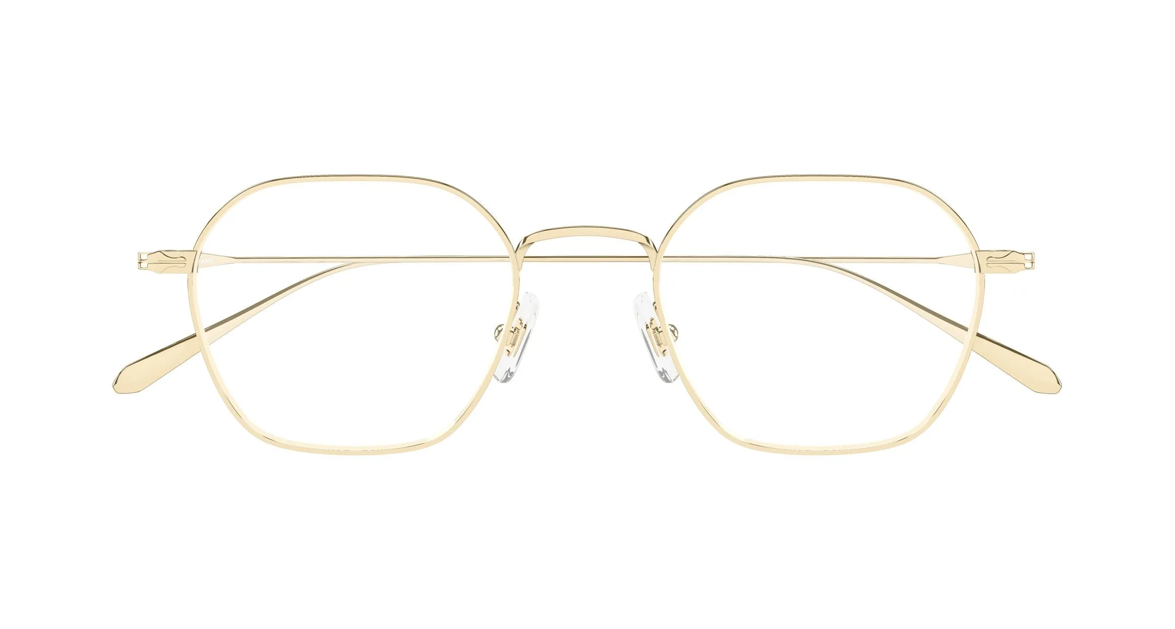 Montblanc MB0472O 001 Montature da vista Metallo Oro Trasparente Geometrica - immagine 2