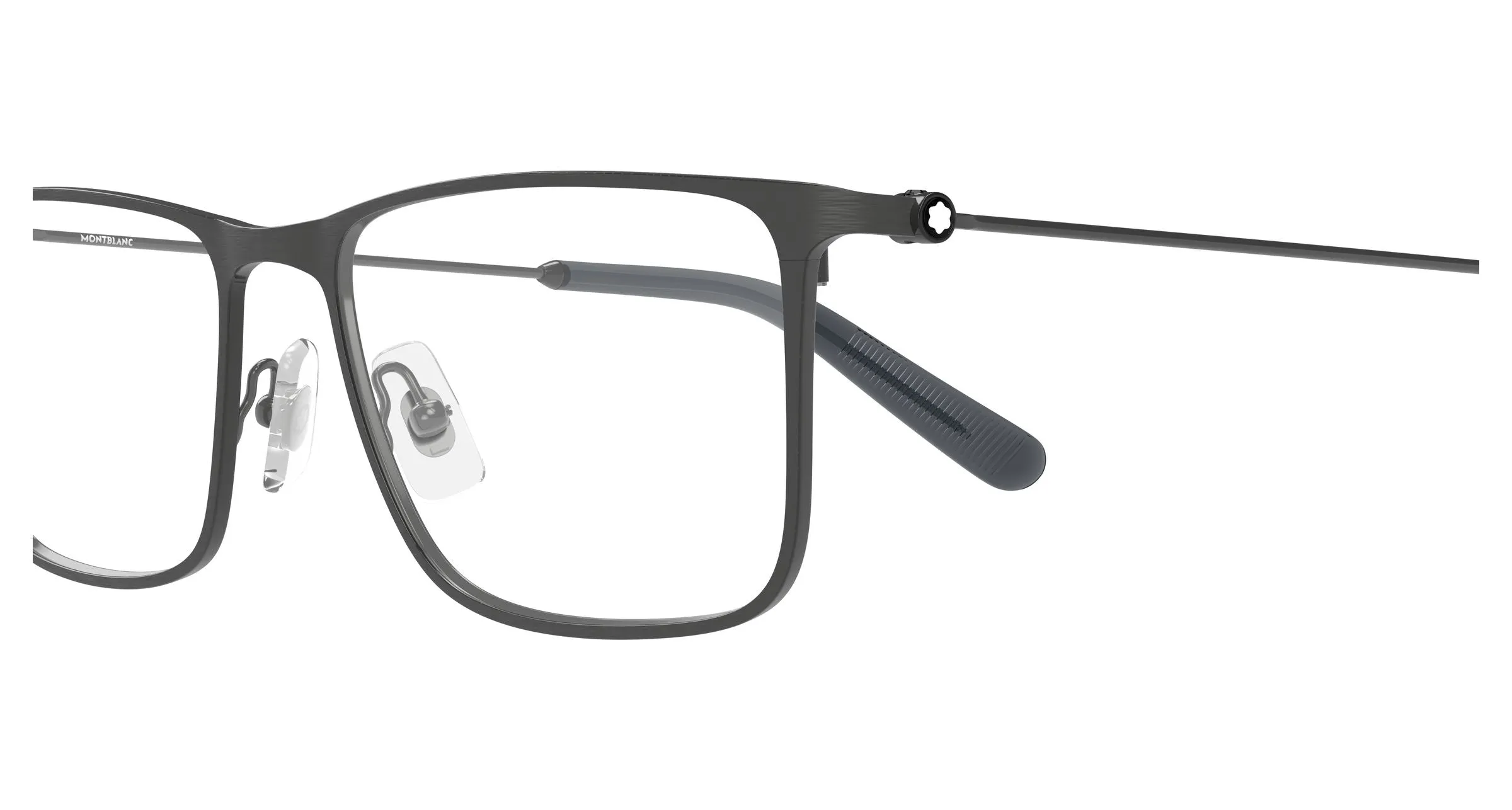 Montblanc MB0464O 006 Montature da vista Metallo Rutenio Trasparente Squadrata - immagine 3