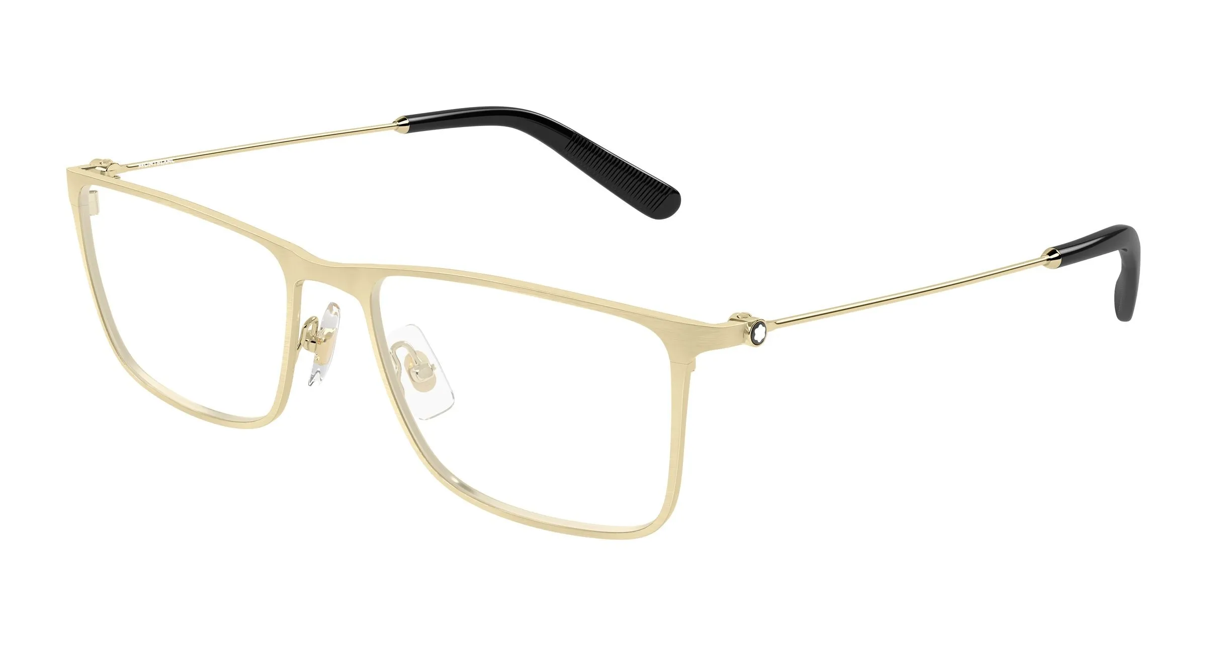 Montblanc MB0464O 004 Montature da vista Metallo Oro Trasparente Squadrata - immagine 1