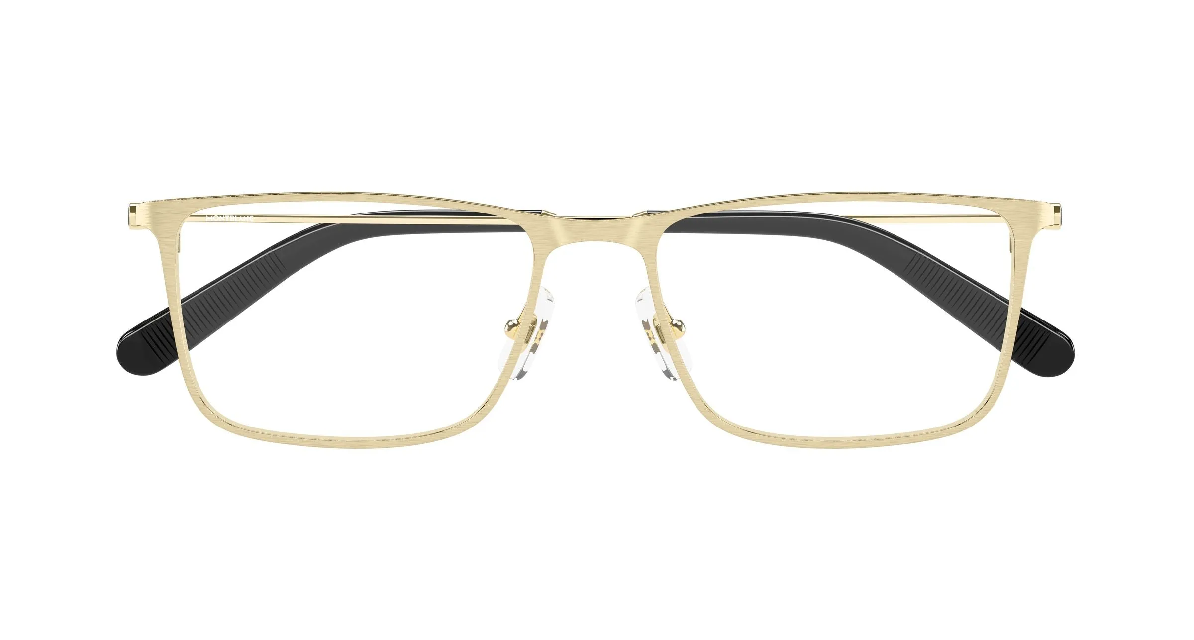 Montblanc MB0464O 004 Montature da vista Metallo Oro Trasparente Squadrata - immagine 2