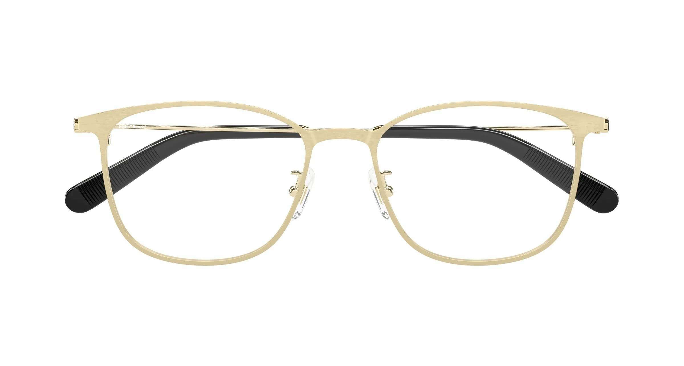 Montblanc MB0463OL 008 Montature da vista Metallo Oro Trasparente Squadrata - immagine 2