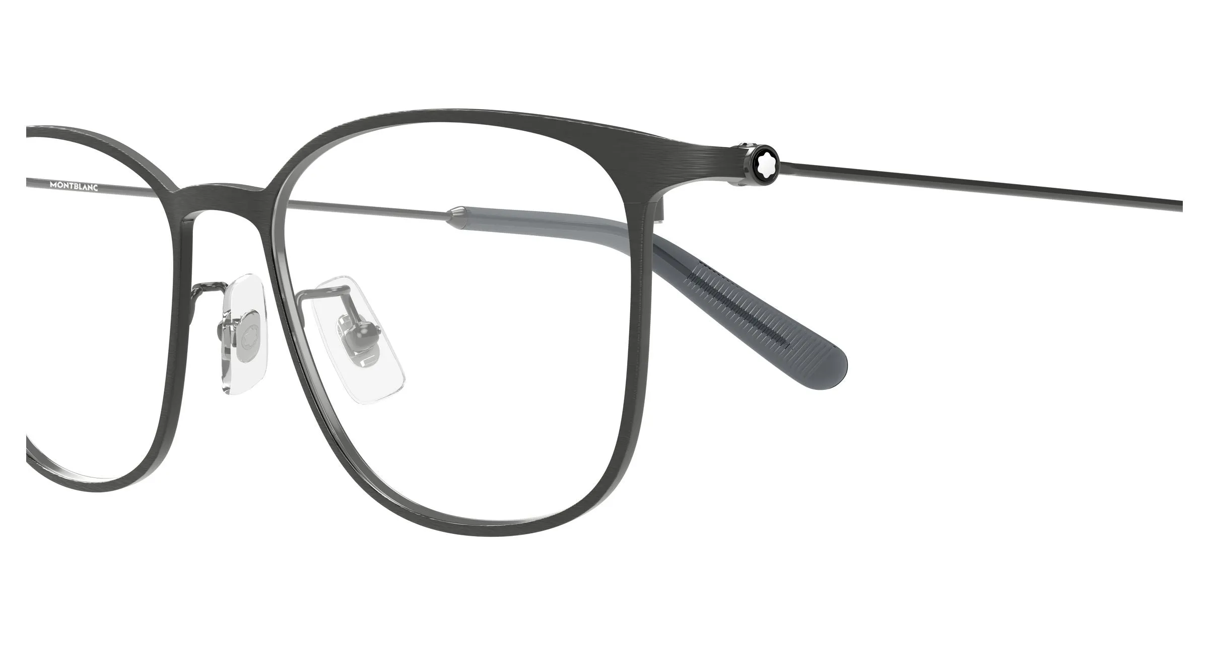 Montblanc MB0463OL 006 Montature da vista Metallo Rutenio Trasparente Squadrata - immagine 3