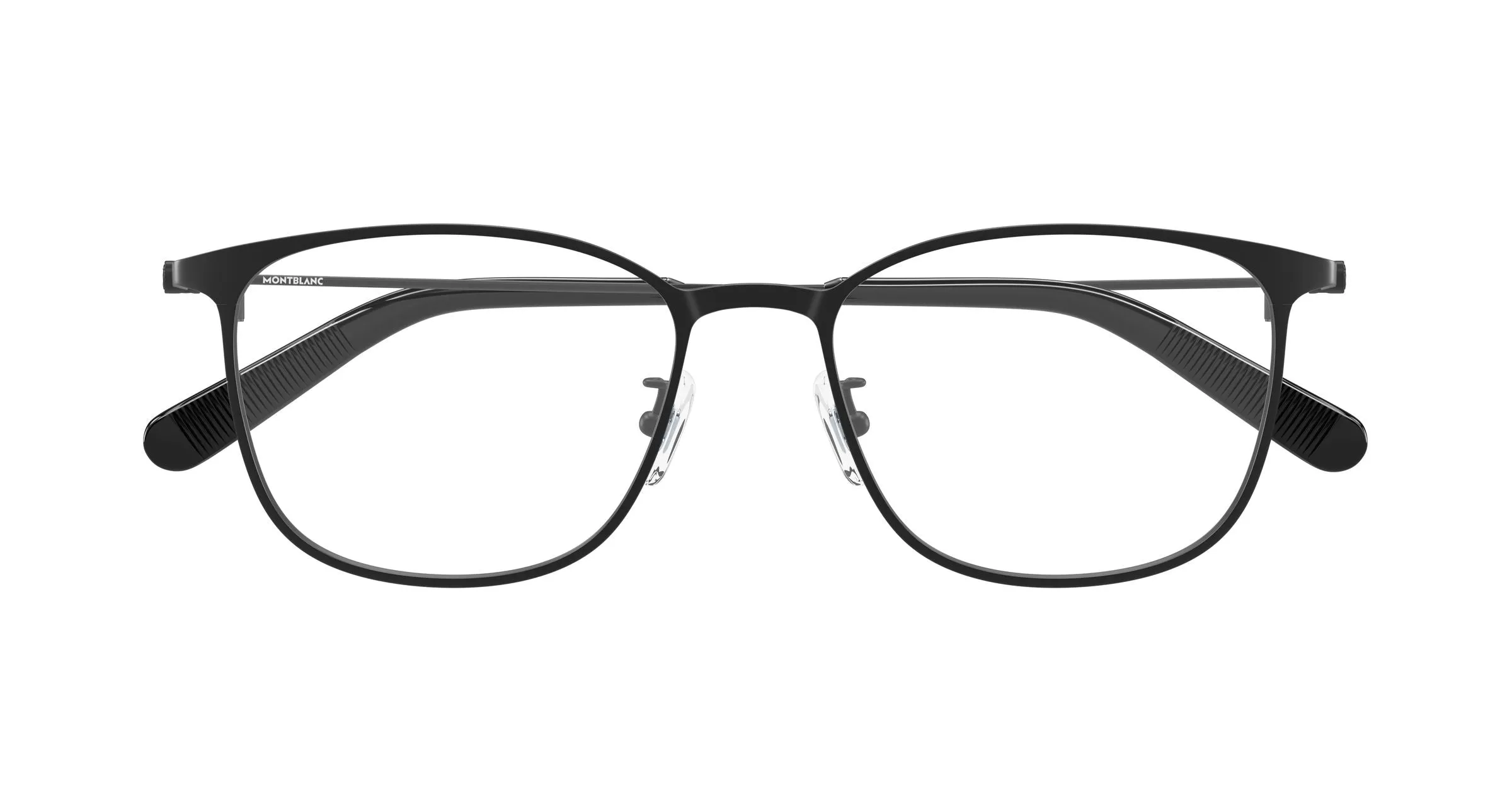 Montblanc MB0463OL 001 Montature da vista Metallo Nero Trasparente Squadrata - immagine 2