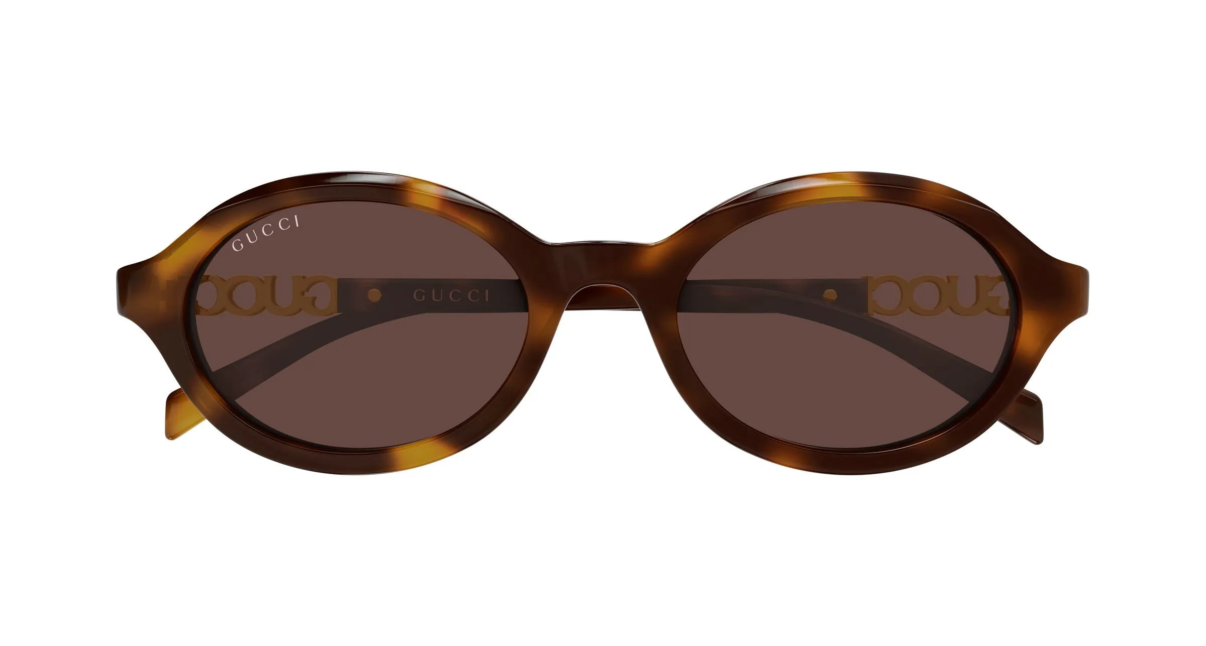 Gucci GG2153S 006 Occhiali da sole Acetato Havana Marrone Rotonda - immagine 2