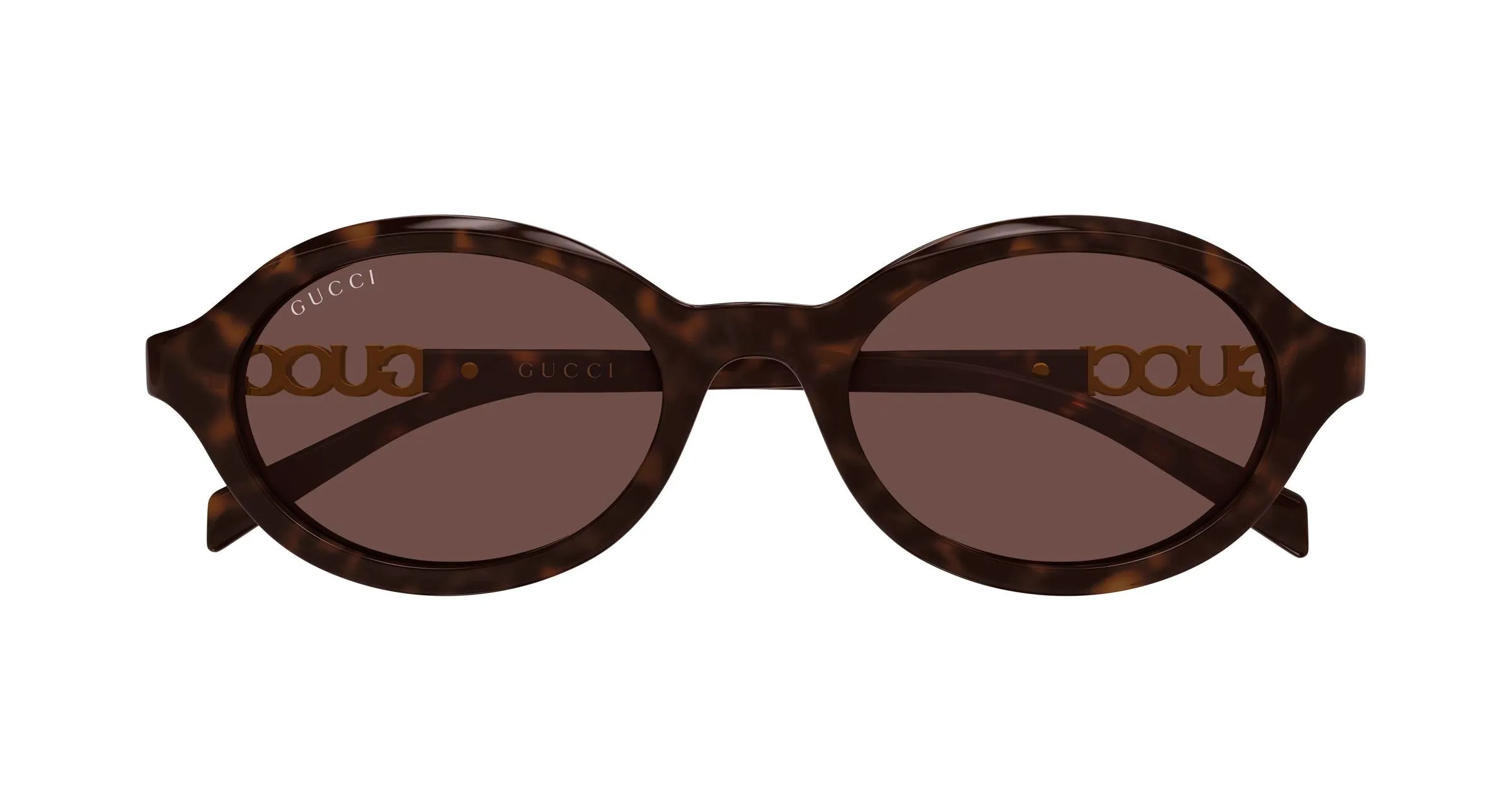 Gucci GG2153S 002 Occhiali da sole Acetato Havana Marrone Rotonda - immagine 2
