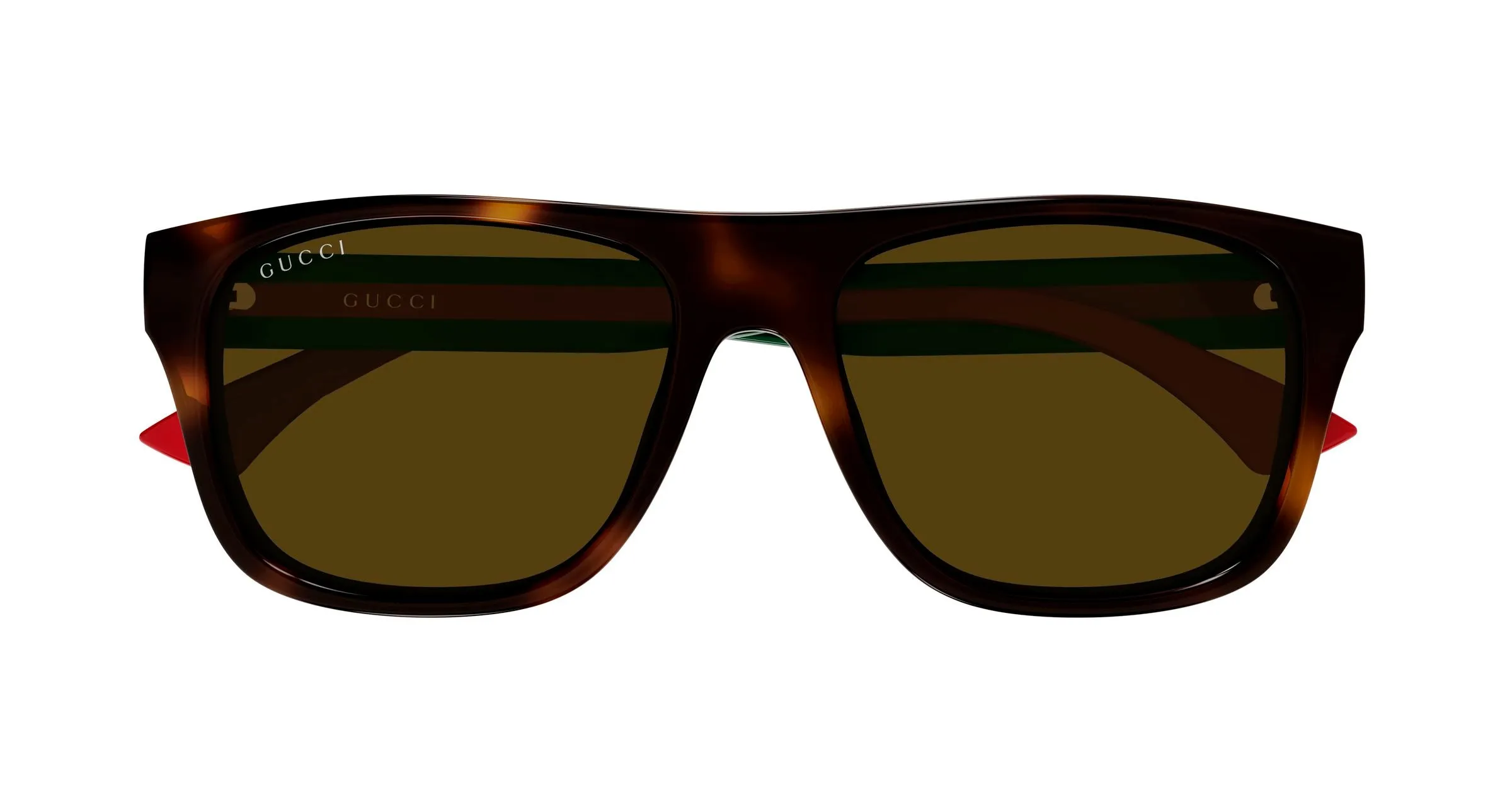 Gucci GG2119S 002 Occhiali da sole Acetato Havana Marrone Squadrata - immagine 2