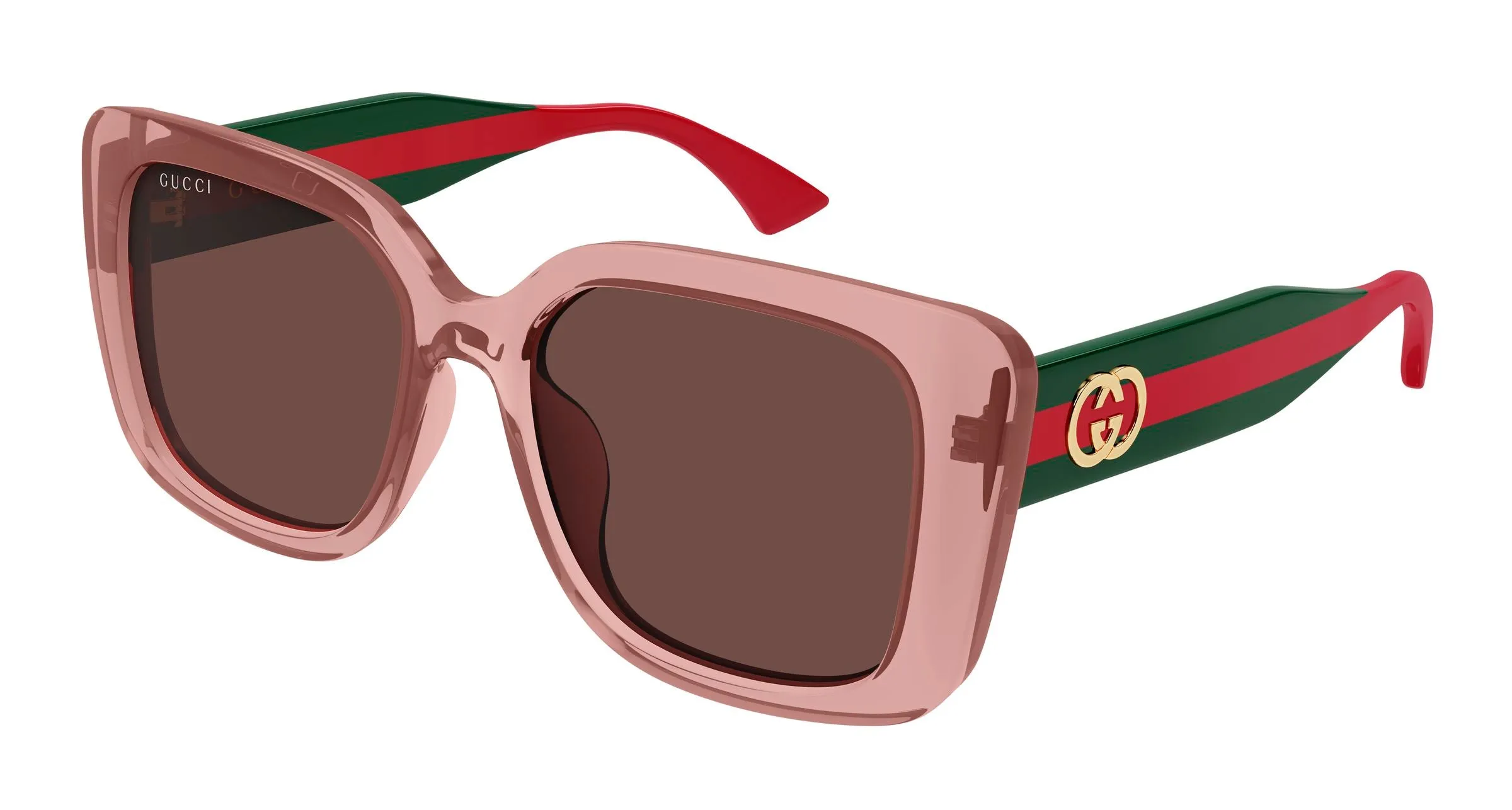 Gucci GG2118SA 003 Occhiali da sole Acetato Rosa Viola Farfalla - immagine 1