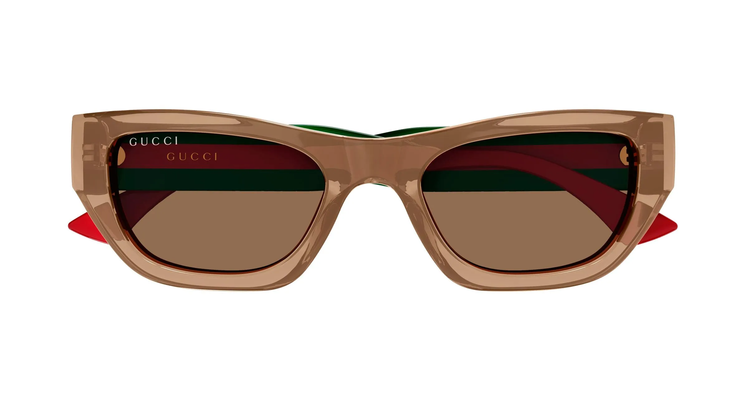Gucci GG2116S 004 Occhiali da sole Acetato Marrone Marrone Cat Eye - immagine 2