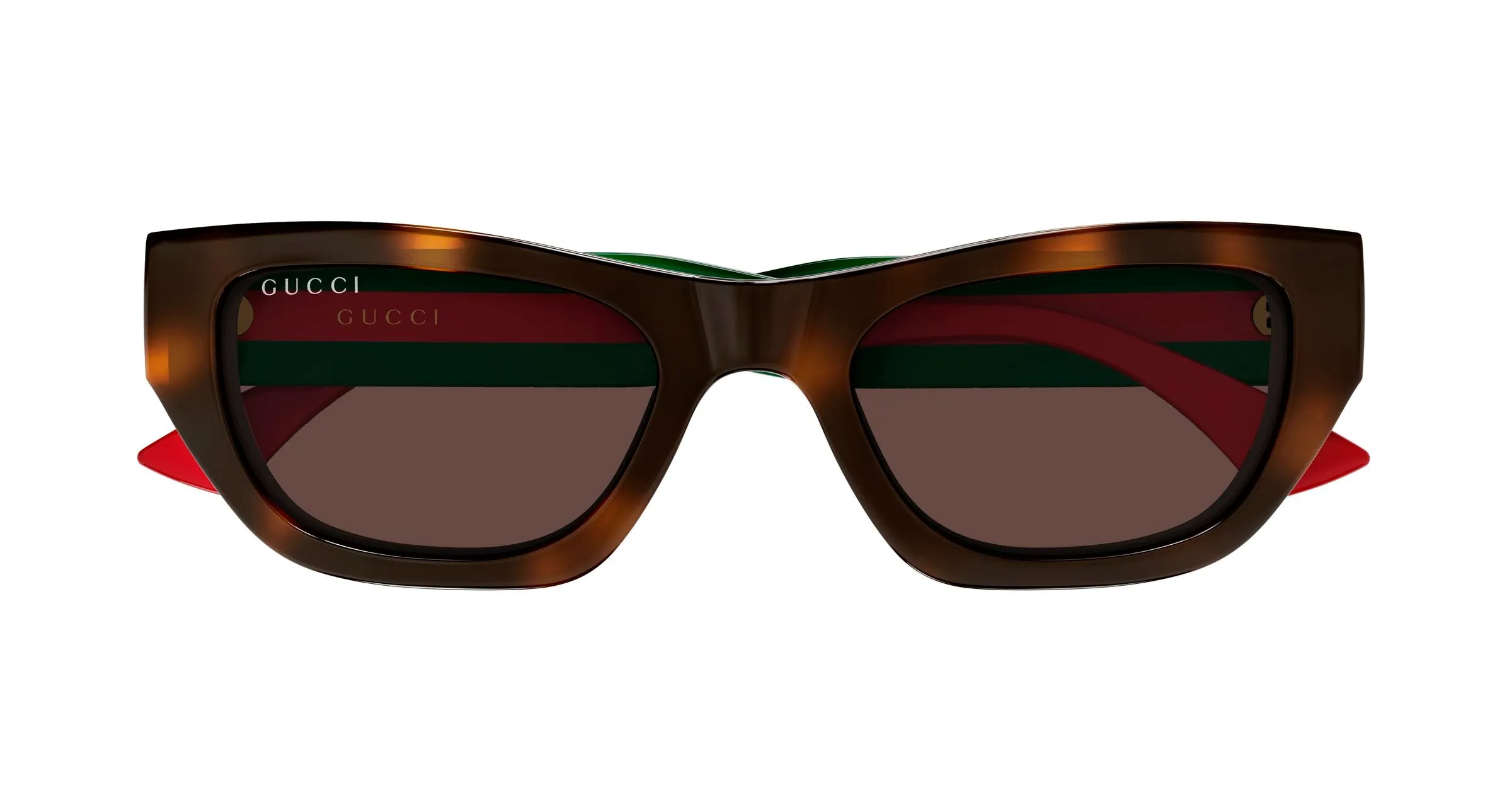 Gucci GG2116S 002 Occhiali da sole Acetato Havana Marrone Cat Eye - immagine 2