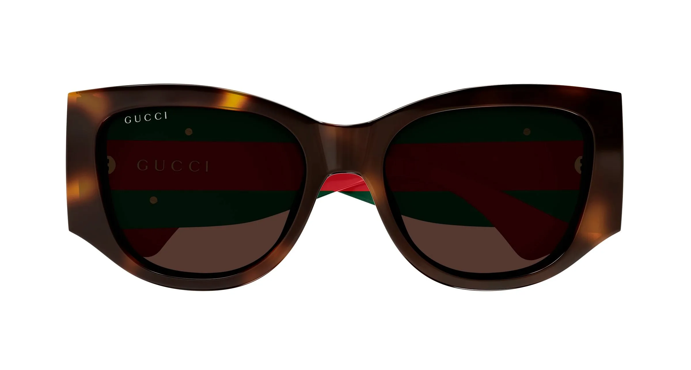 Gucci GG2115S 002 Occhiali da sole Acetato Havana Marrone Cat Eye - immagine 2