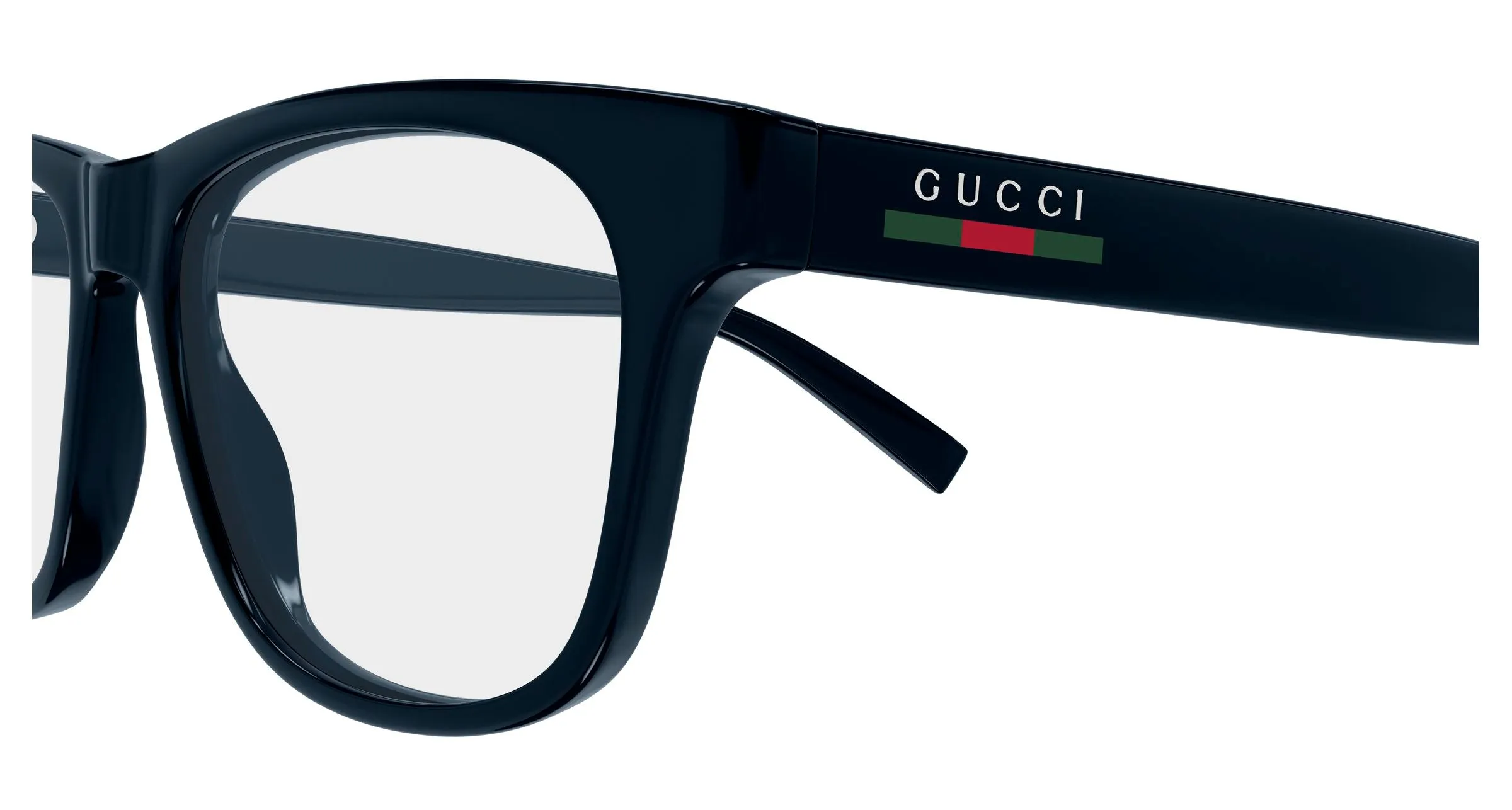 Gucci GG2108O 003 Montature da vista Iniettato Blu Trasparente Squadrata - immagine 3