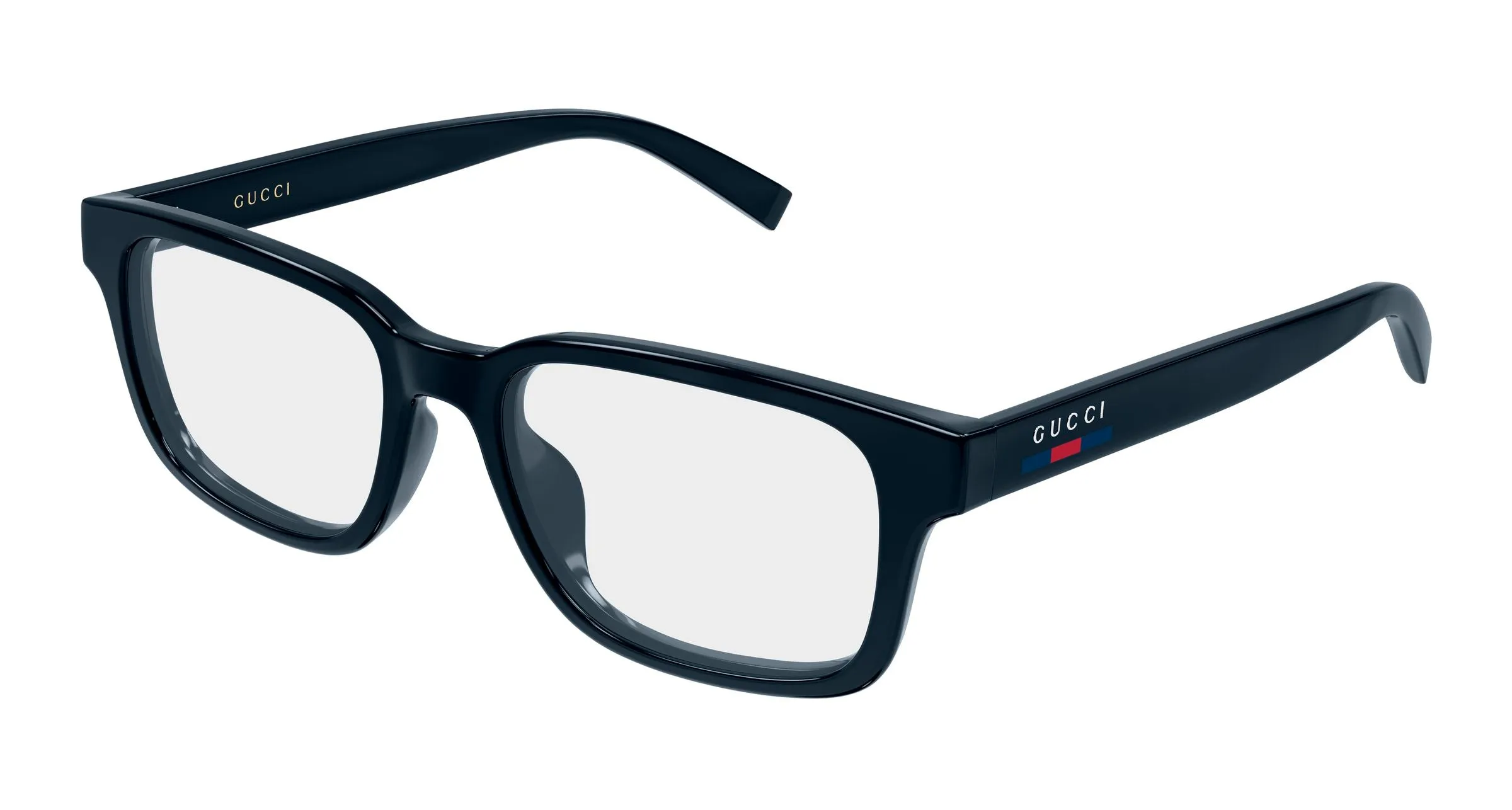 Gucci GG2107OL 007 Montature da vista Iniettato Blu Trasparente Squadrata - immagine 1