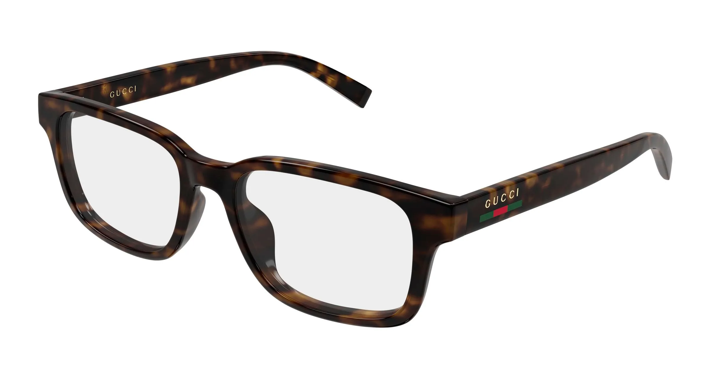 Gucci GG2107OL 002 Montature da vista Iniettato Havana Trasparente Squadrata - immagine 1