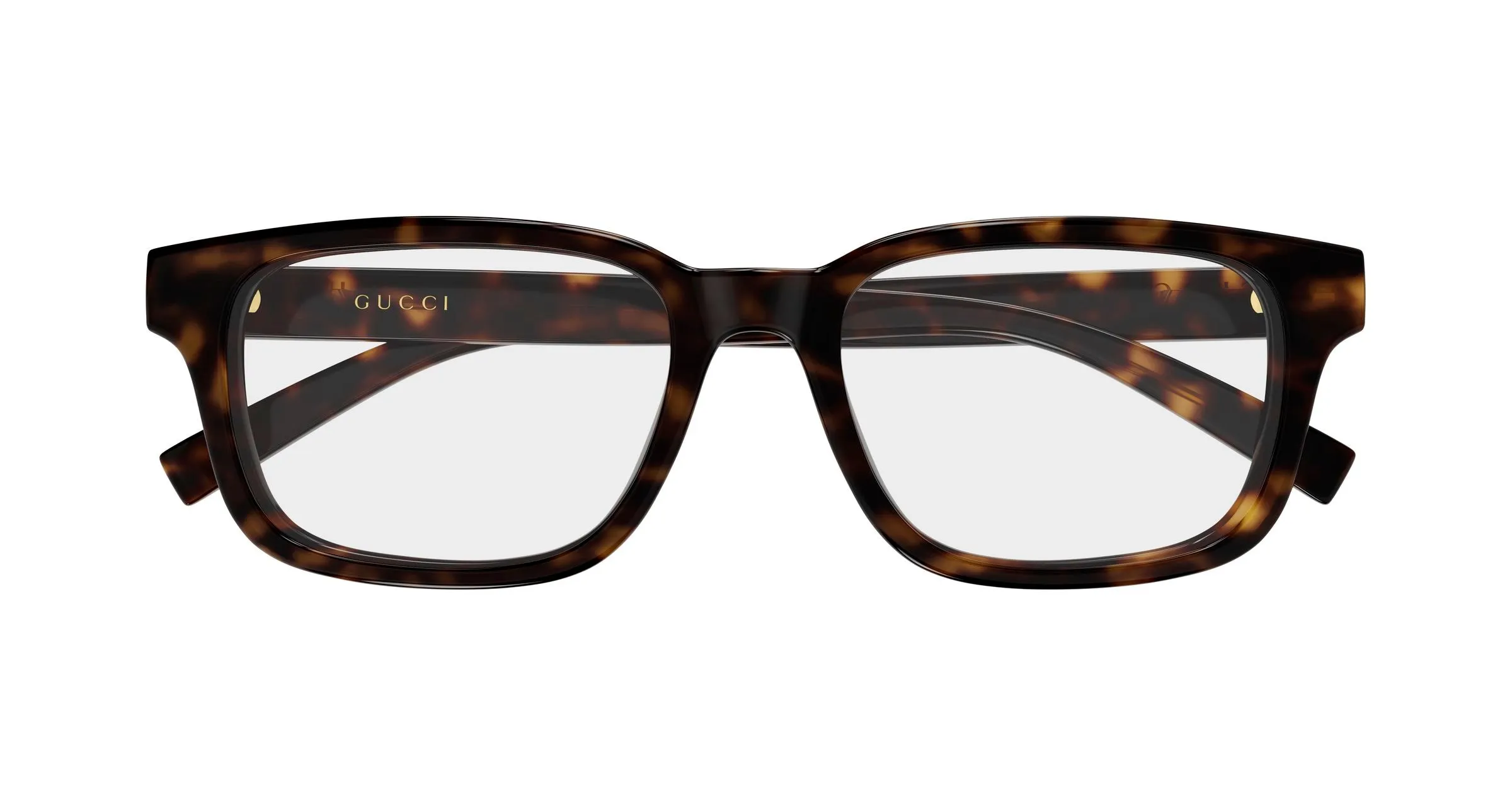 Gucci GG2107OL 002 Montature da vista Iniettato Havana Trasparente Squadrata - immagine 2