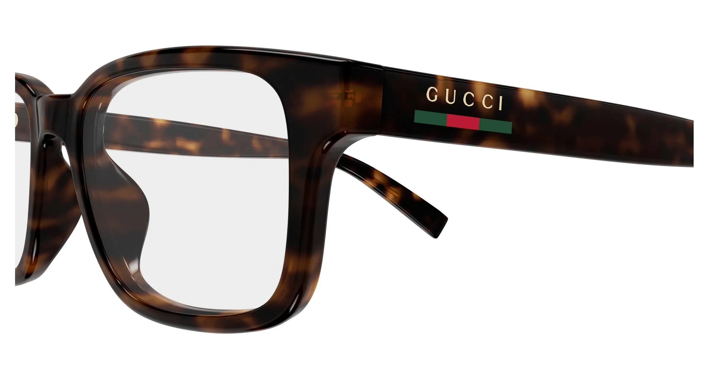 Gucci GG2107OL 002 Montature da vista Iniettato Havana Trasparente Squadrata - immagine 3