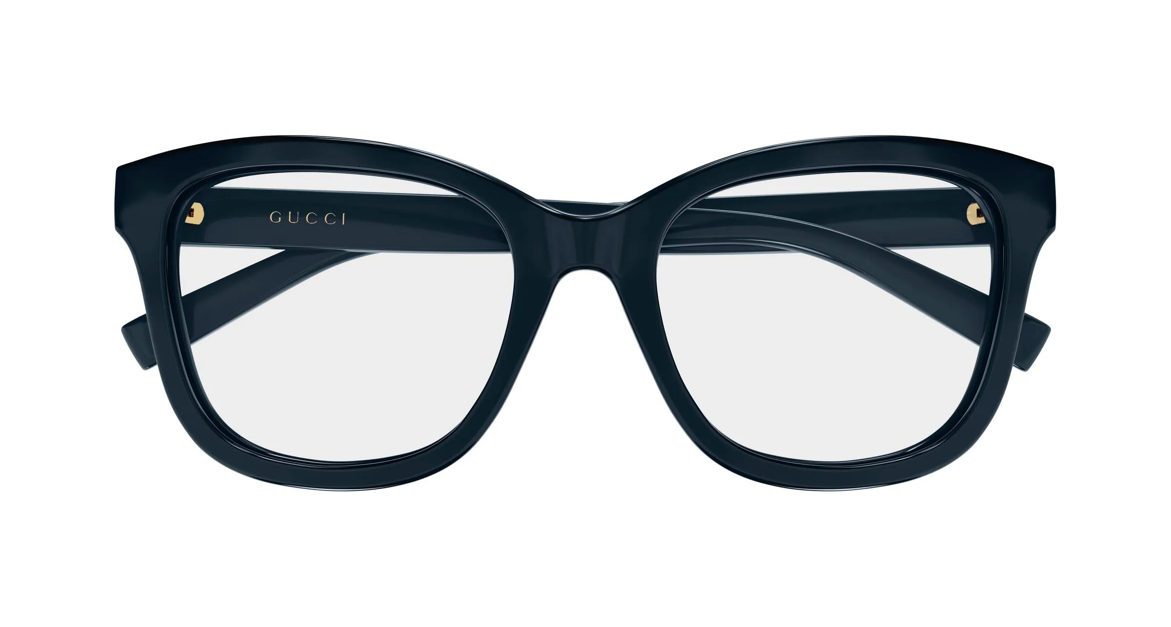 Gucci GG2104O 004 Montature da vista Iniettato Blu Trasparente Squadrata - immagine 2