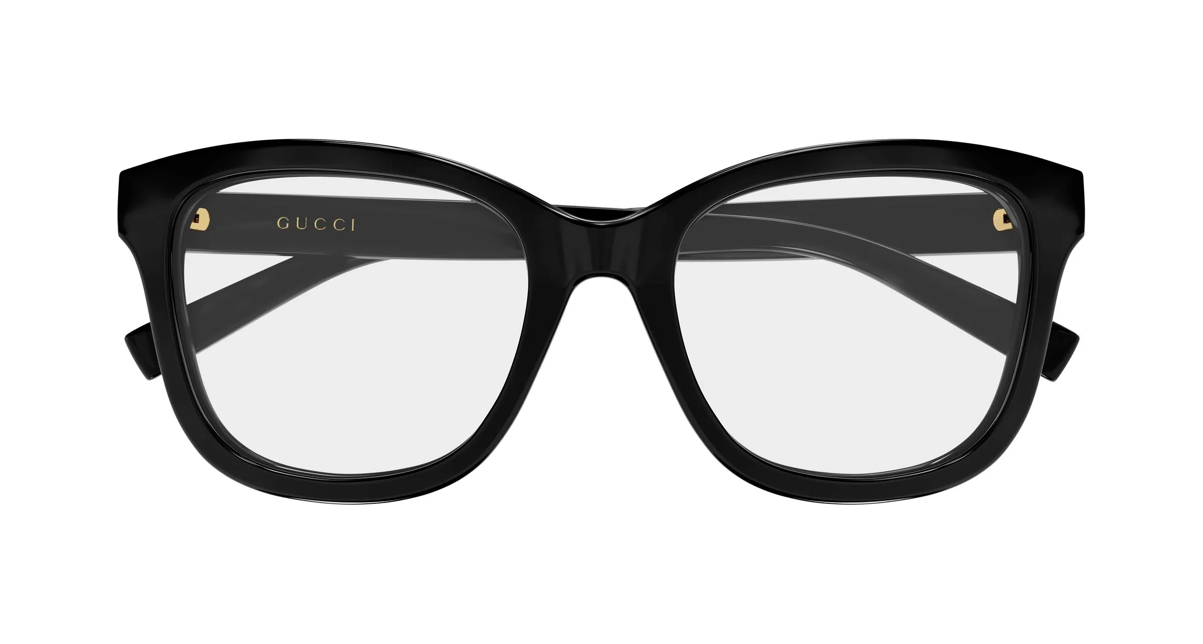 Gucci GG2104O 001 Montature da vista Iniettato Nero Trasparente Squadrata - immagine 2