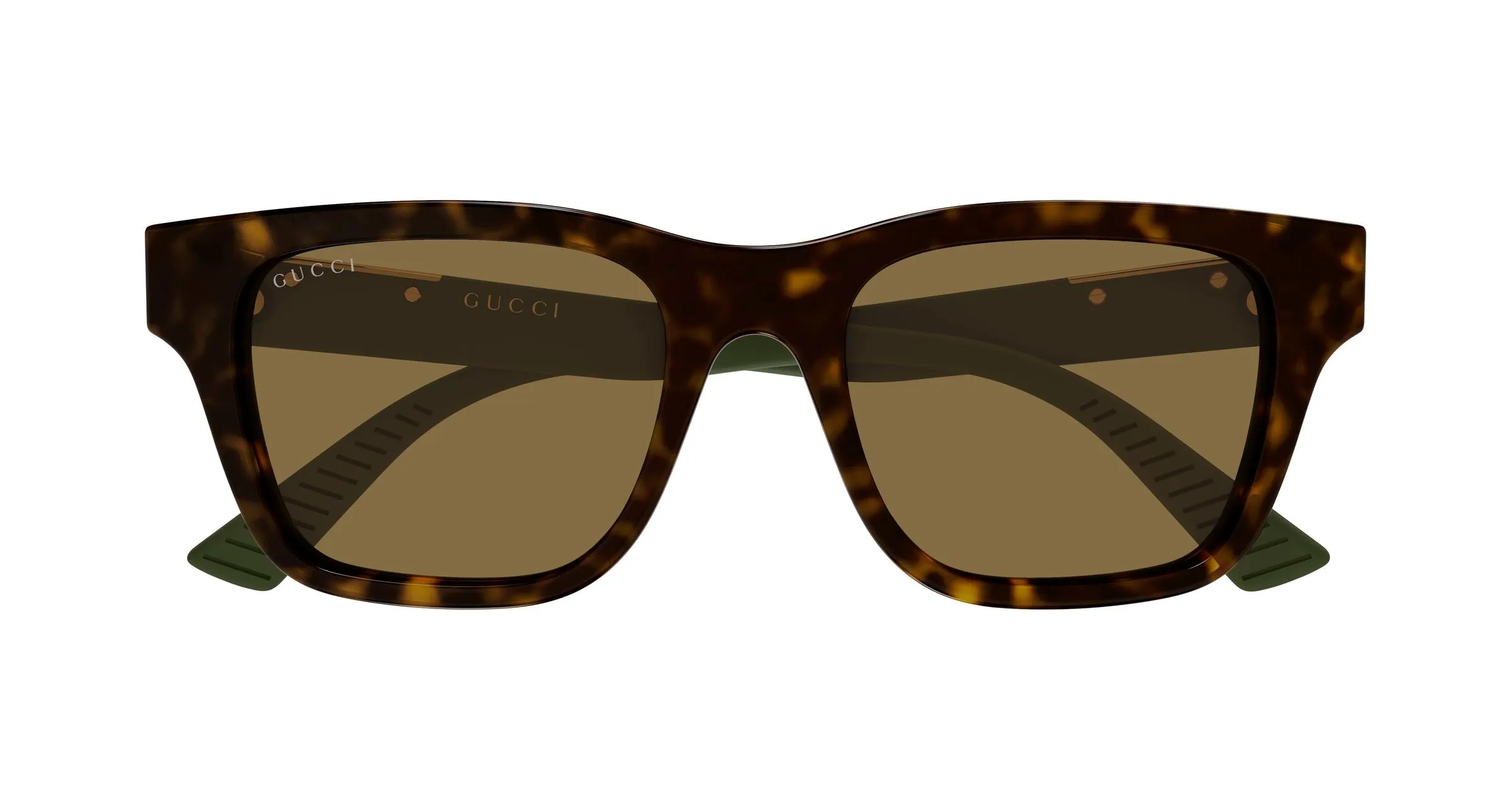 Gucci GG2089S 004 Occhiali da sole Acetato Havana Marrone Squadrata - immagine 2