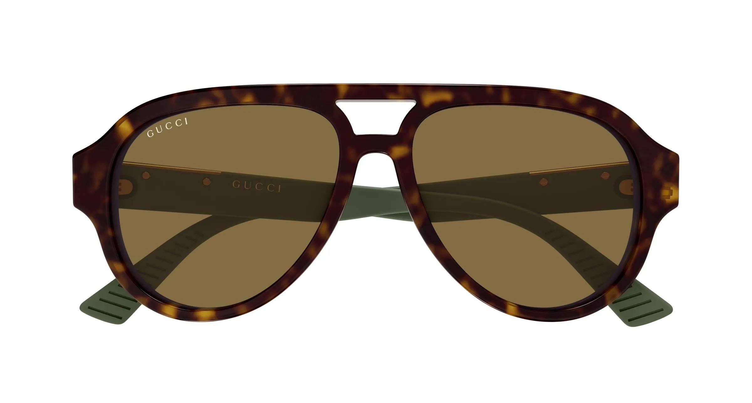 Gucci GG2088S 004 Occhiali da sole Acetato Havana Marrone Pilot - immagine 2