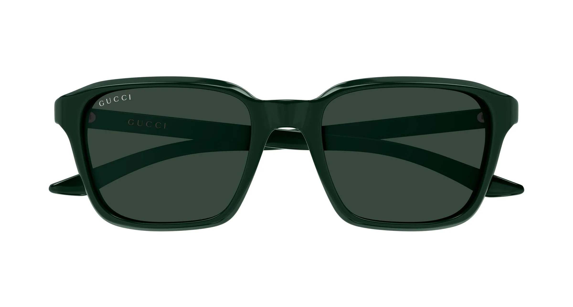 Gucci GG2078S 004 Occhiali da sole Acetato Verde Verde Squadrata - immagine 2