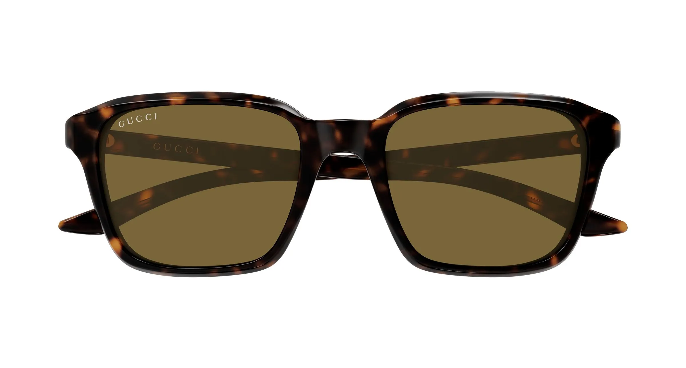Gucci GG2078S 002 Occhiali da sole Acetato Havana Marrone Squadrata - immagine 2