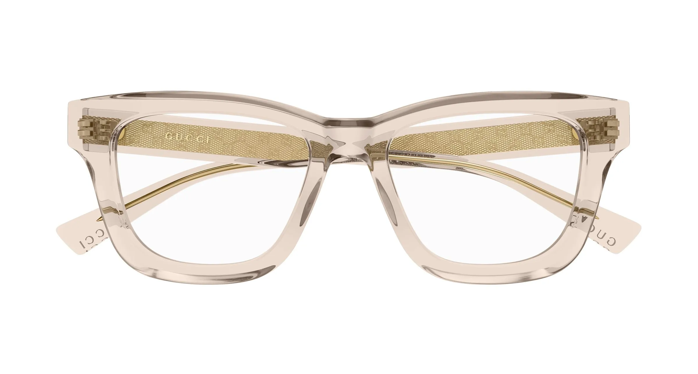 Gucci GG2066O 007 Montature da vista Acetato Marrone Trasparente Cat Eye - immagine 2
