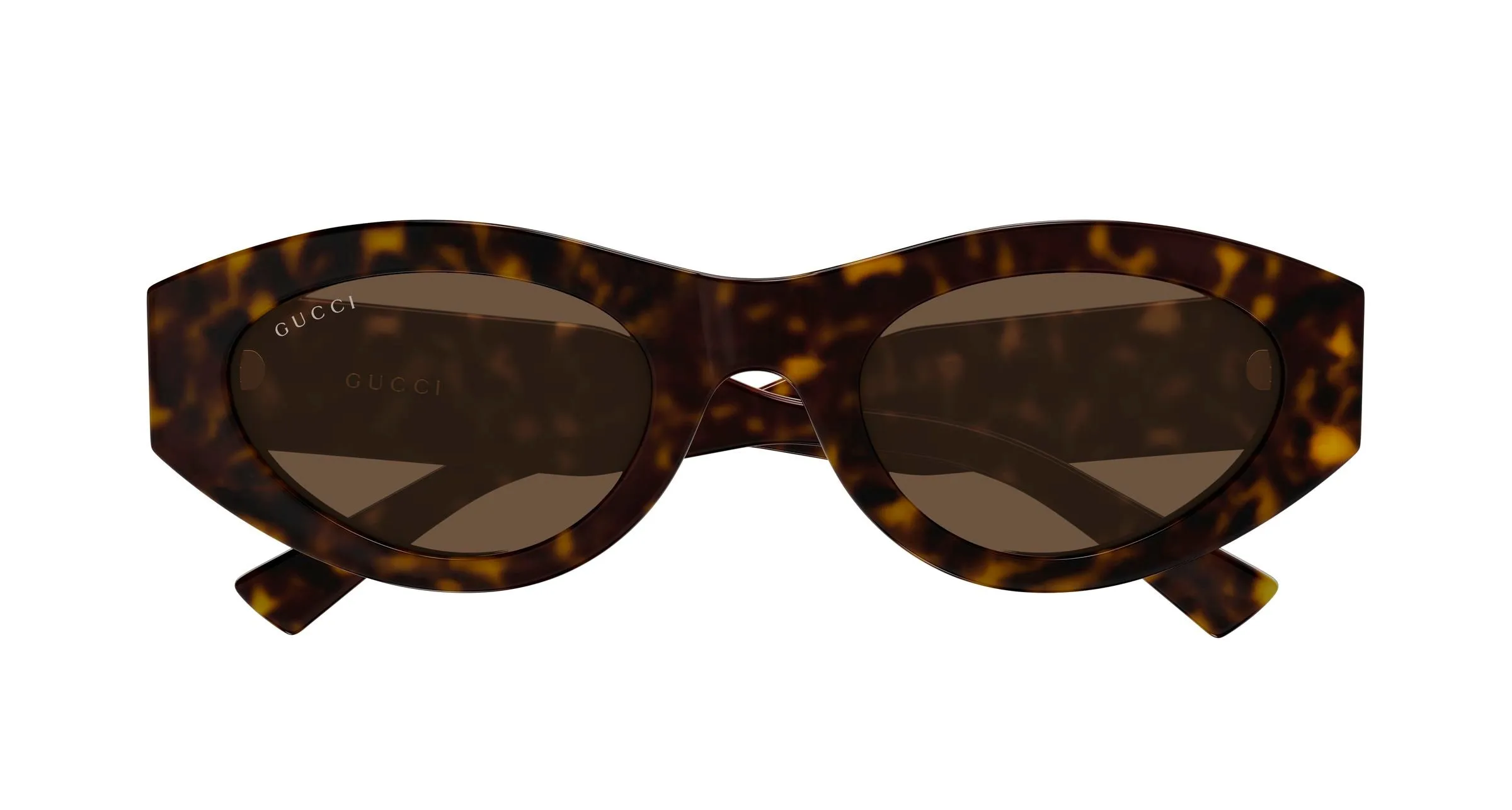 Gucci GG2065S 002 Occhiali da sole Acetato Havana Marrone Rotonda - immagine 2