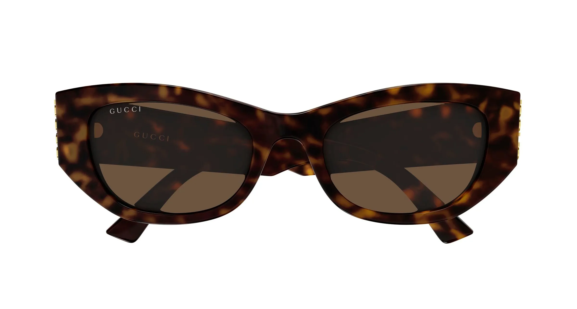 Gucci GG2044SA 002 Occhiali da sole Acetato Havana Marrone Cat Eye - immagine 2