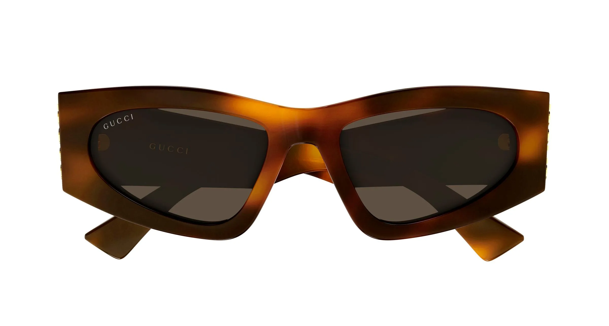 Gucci GG2040S 002 Occhiali da sole Acetato Havana Marrone Cat Eye - immagine 2