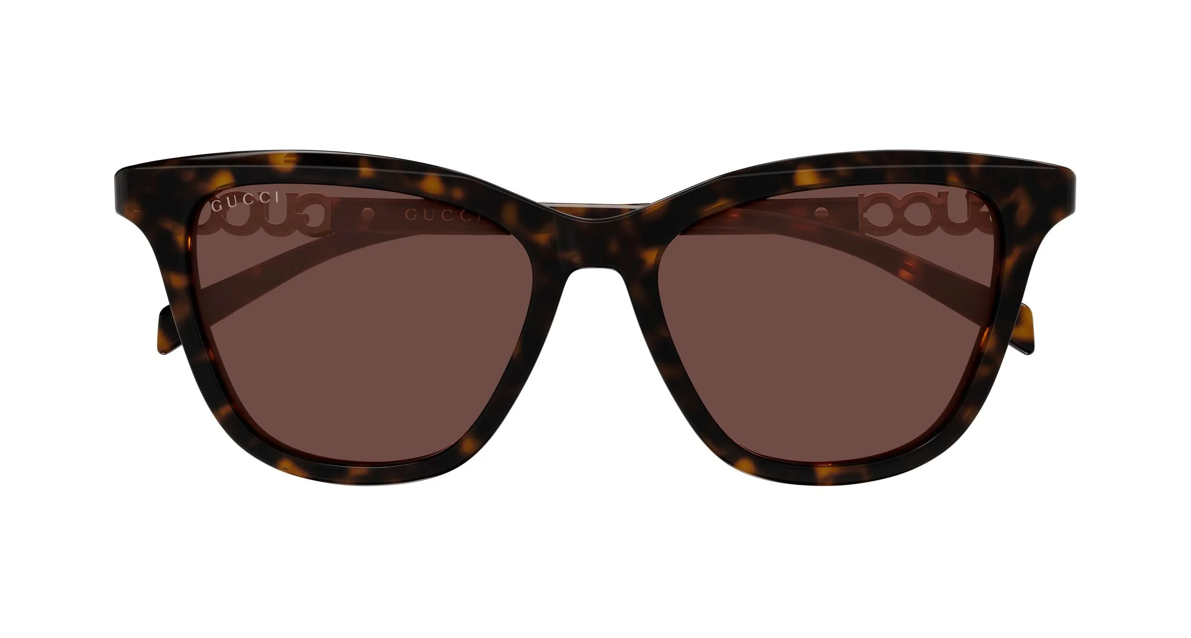 Gucci GG2032S 002 Occhiali da sole Acetato Havana Marrone Cat Eye - immagine 2