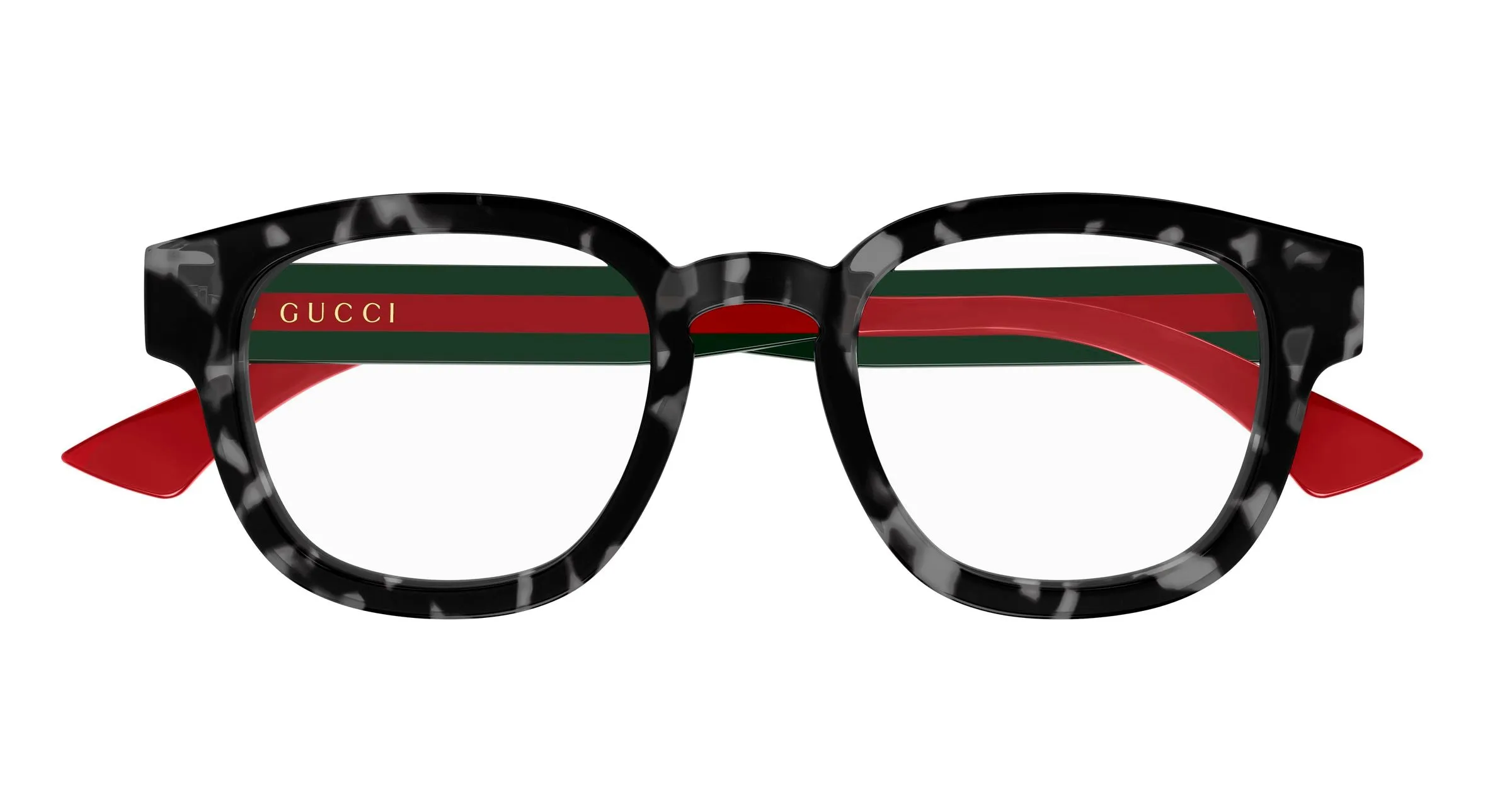 Gucci GG1992O 006 Montature da vista Acetato Havana Trasparente Rotonda - immagine 2