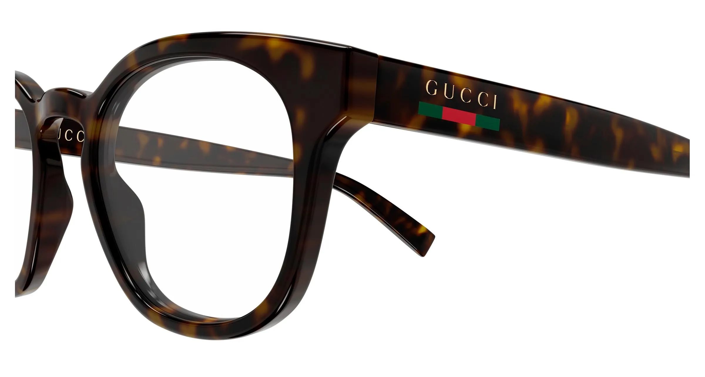Gucci GG1859O 005 Montature da vista Iniettato Havana Trasparente Rotonda - immagine 3