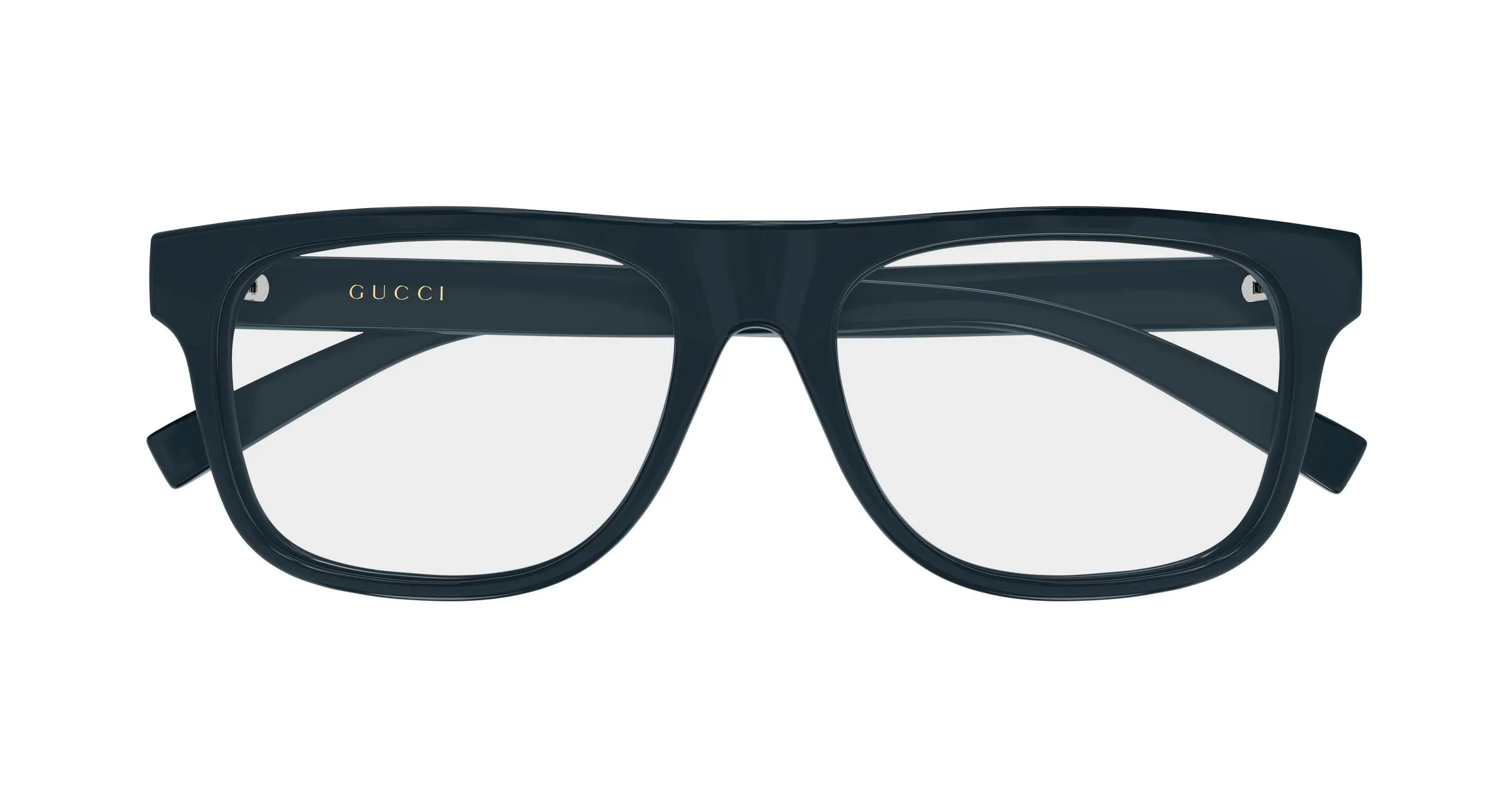 Gucci GG1117ON 005 Montature da vista Iniettato Blu Trasparente Squadrata - immagine 2