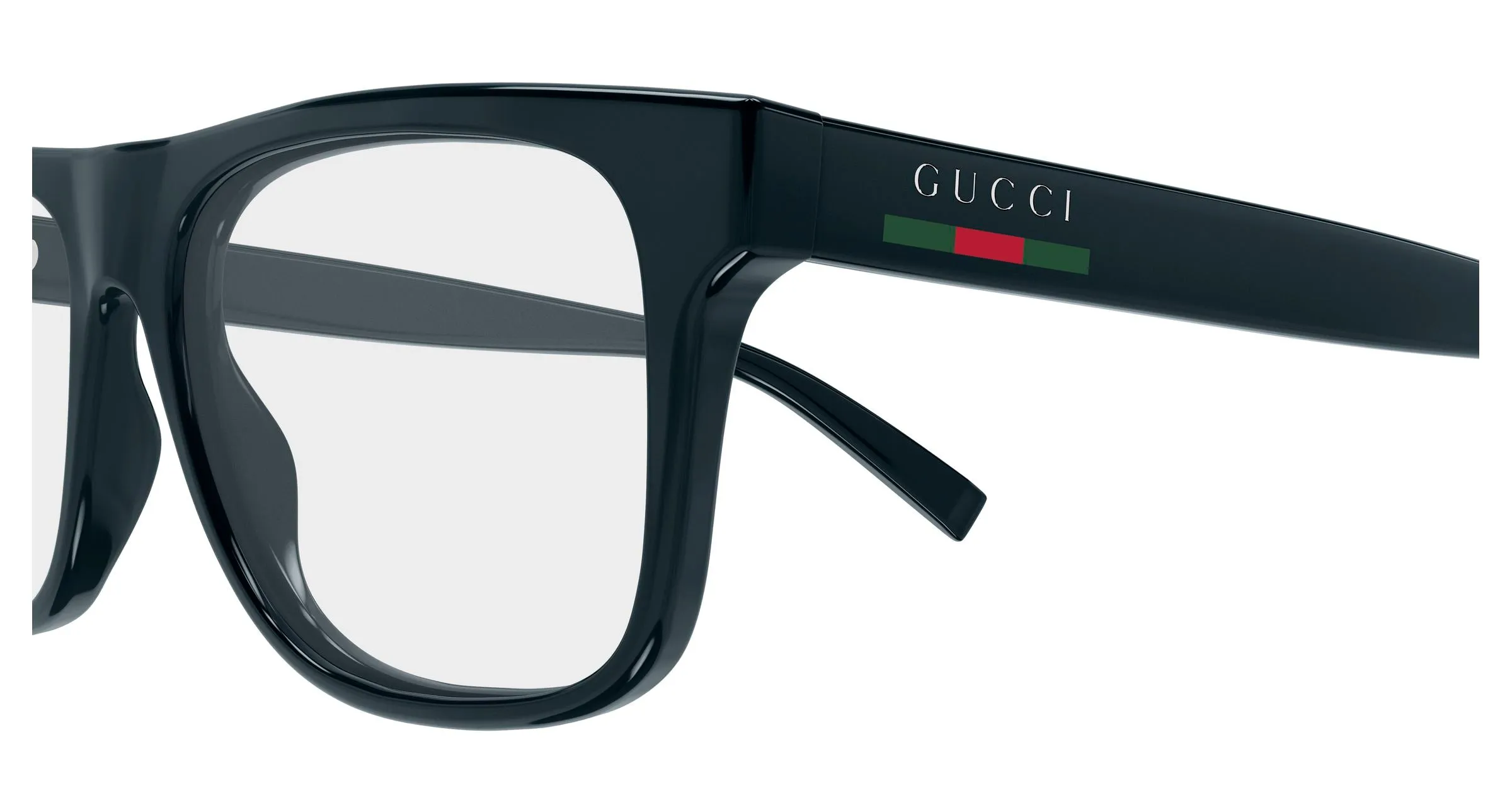 Gucci GG1117ON 005 Montature da vista Iniettato Blu Trasparente Squadrata - immagine 3