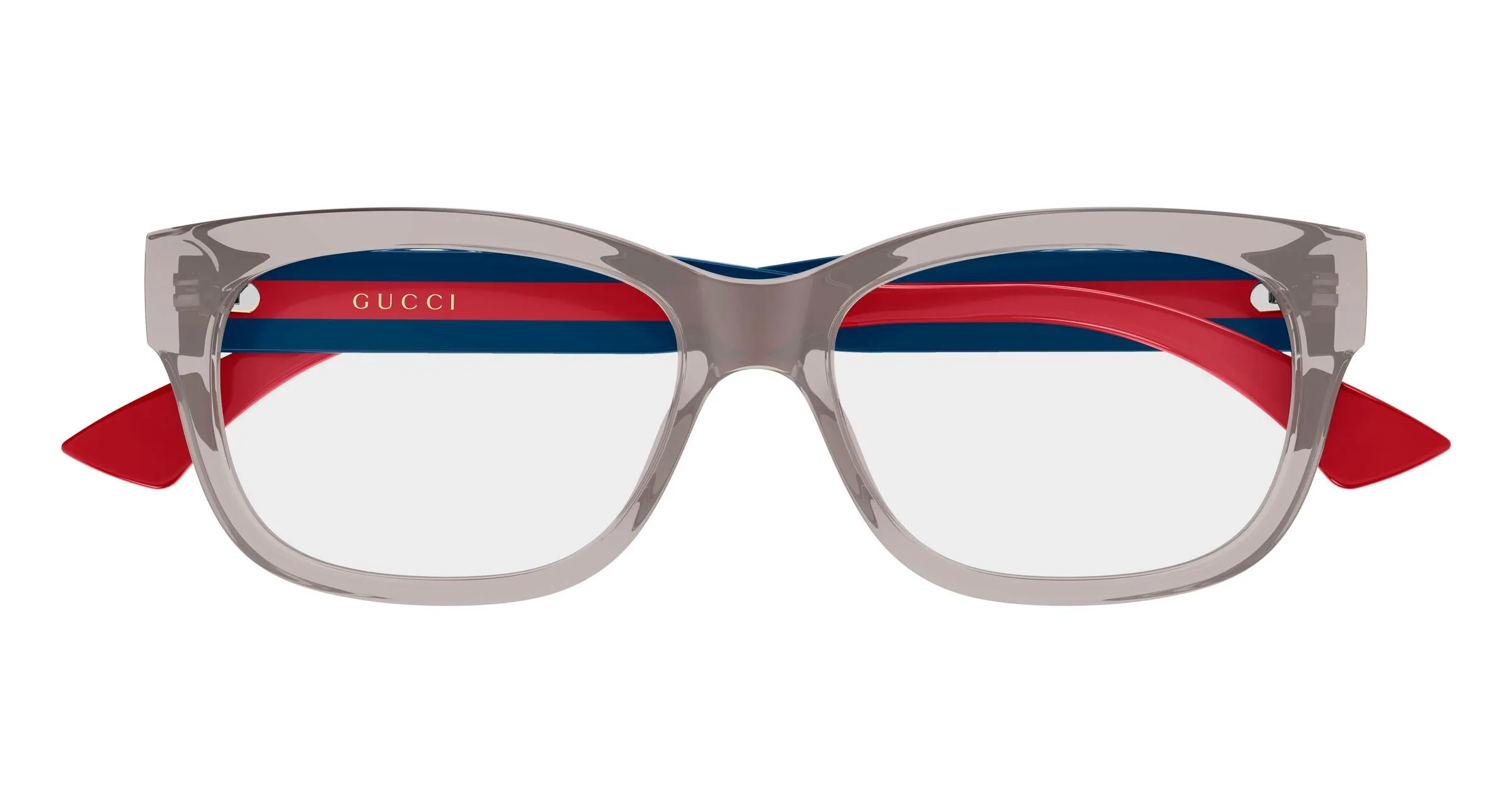 Gucci GG0278ON 014 Montature da vista Acetato Grigio Trasparente Cat Eye - immagine 2