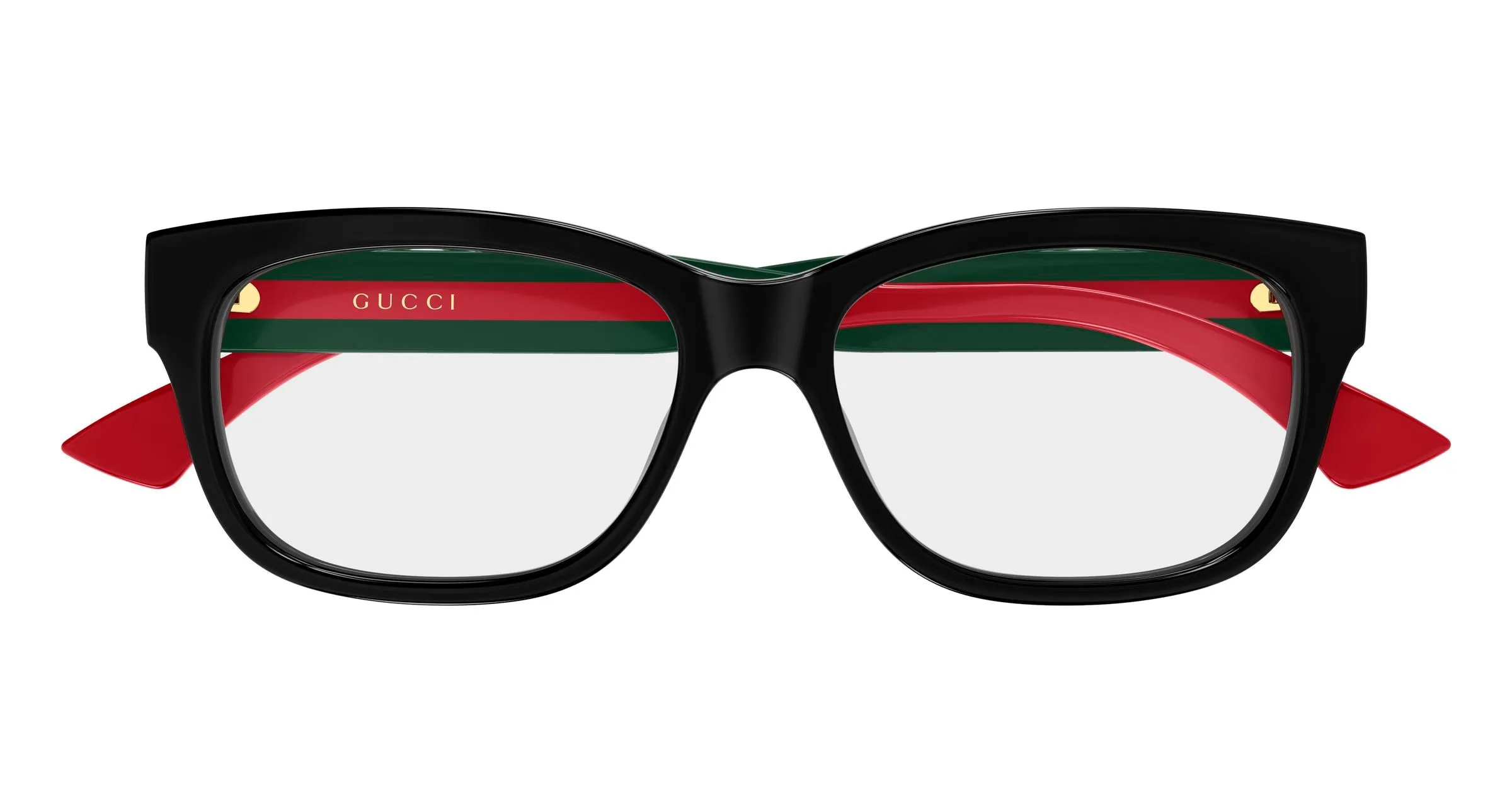 Gucci GG0278ON 011 Montature da vista Acetato Nero Trasparente Cat Eye - immagine 2