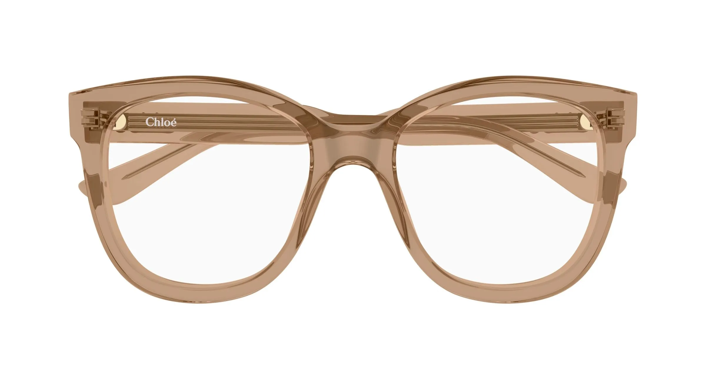 Chloé CH0378O 005 Montature da vista Acetato Marrone Trasparente Squadrata - immagine 2