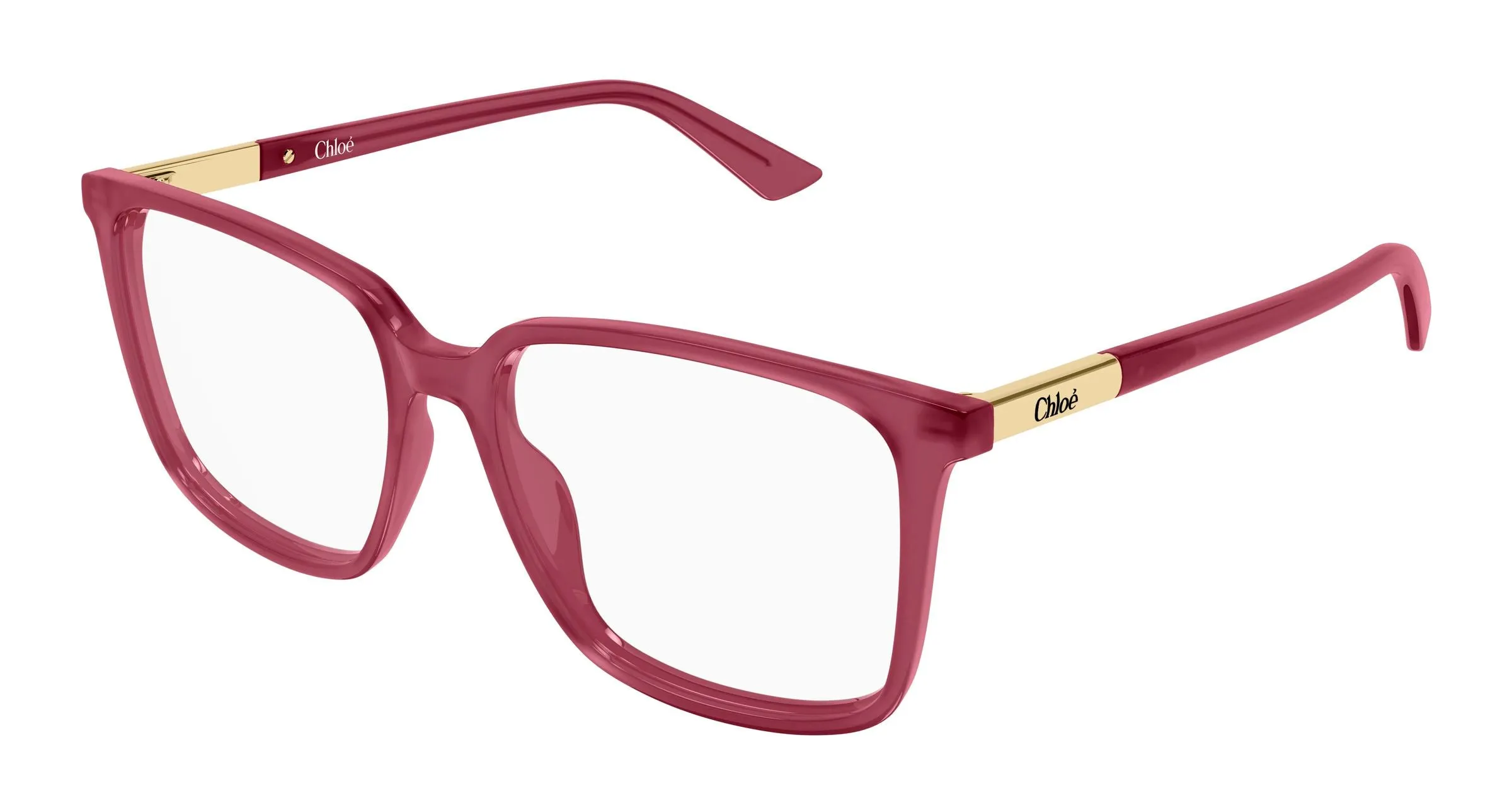 Chloé CH0369O 005 Montature da vista Acetato Trasparente Squadrata - immagine 1