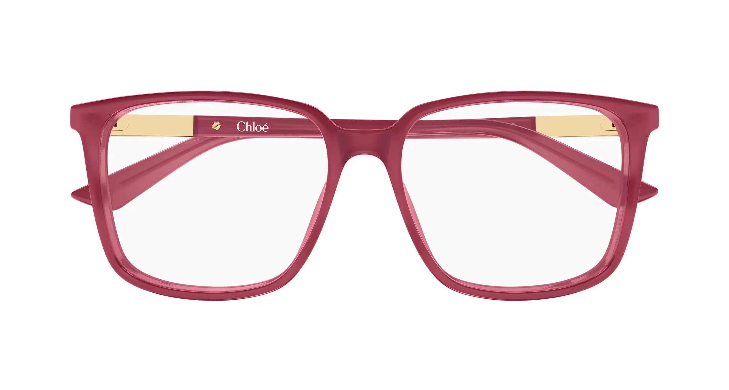Chloé CH0369O 005 Montature da vista Acetato Trasparente Squadrata - immagine 2