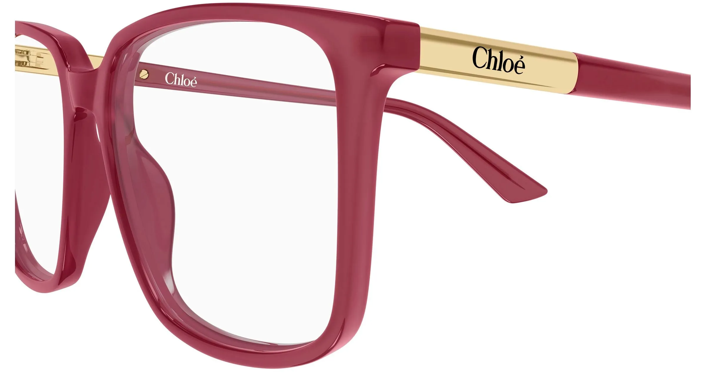 Chloé CH0369O 005 Montature da vista Acetato Trasparente Squadrata - immagine 3