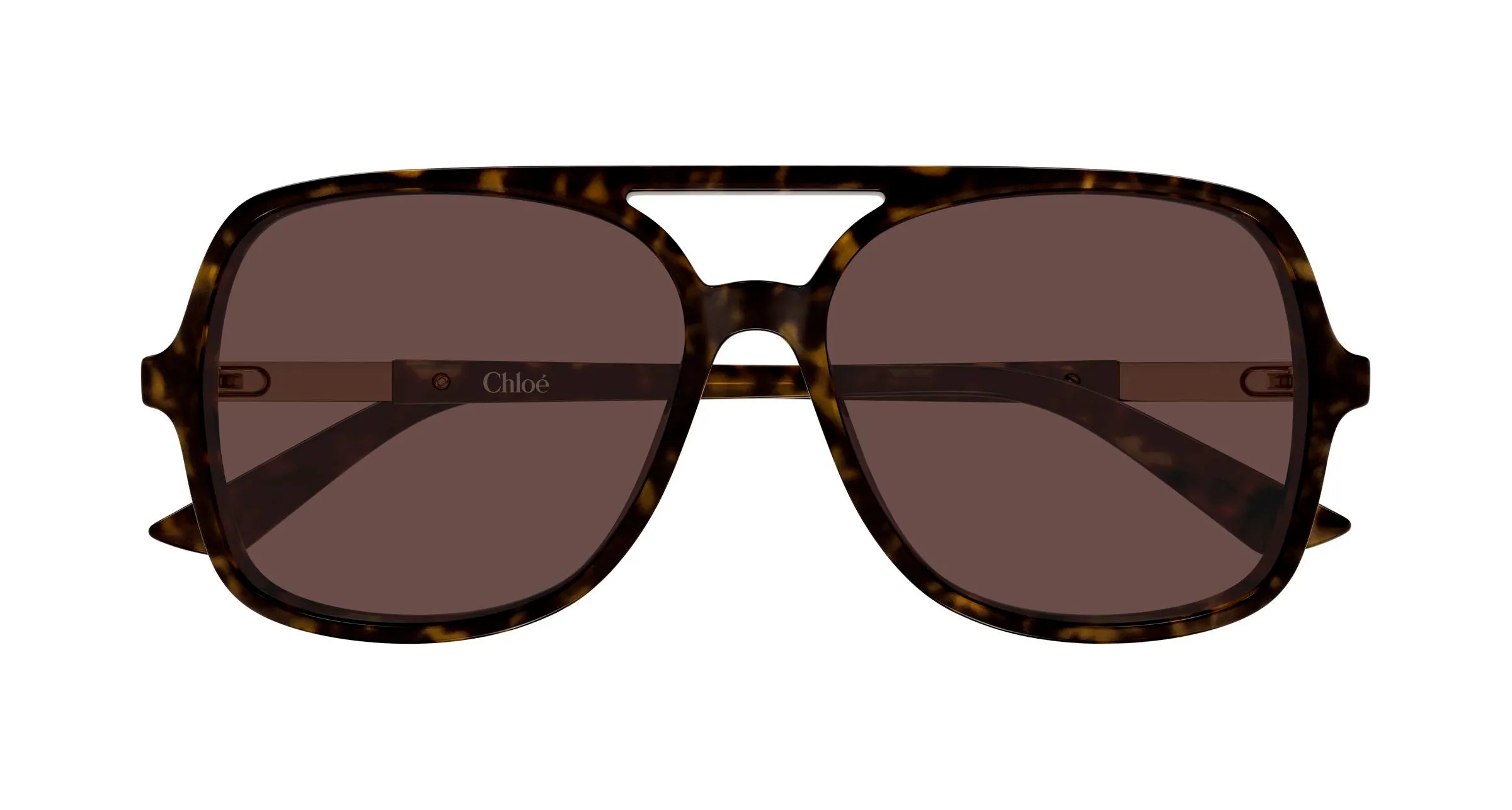 Chloé CH0364S 002 Occhiali da sole Acetato Havana Marrone Pilot - immagine 2