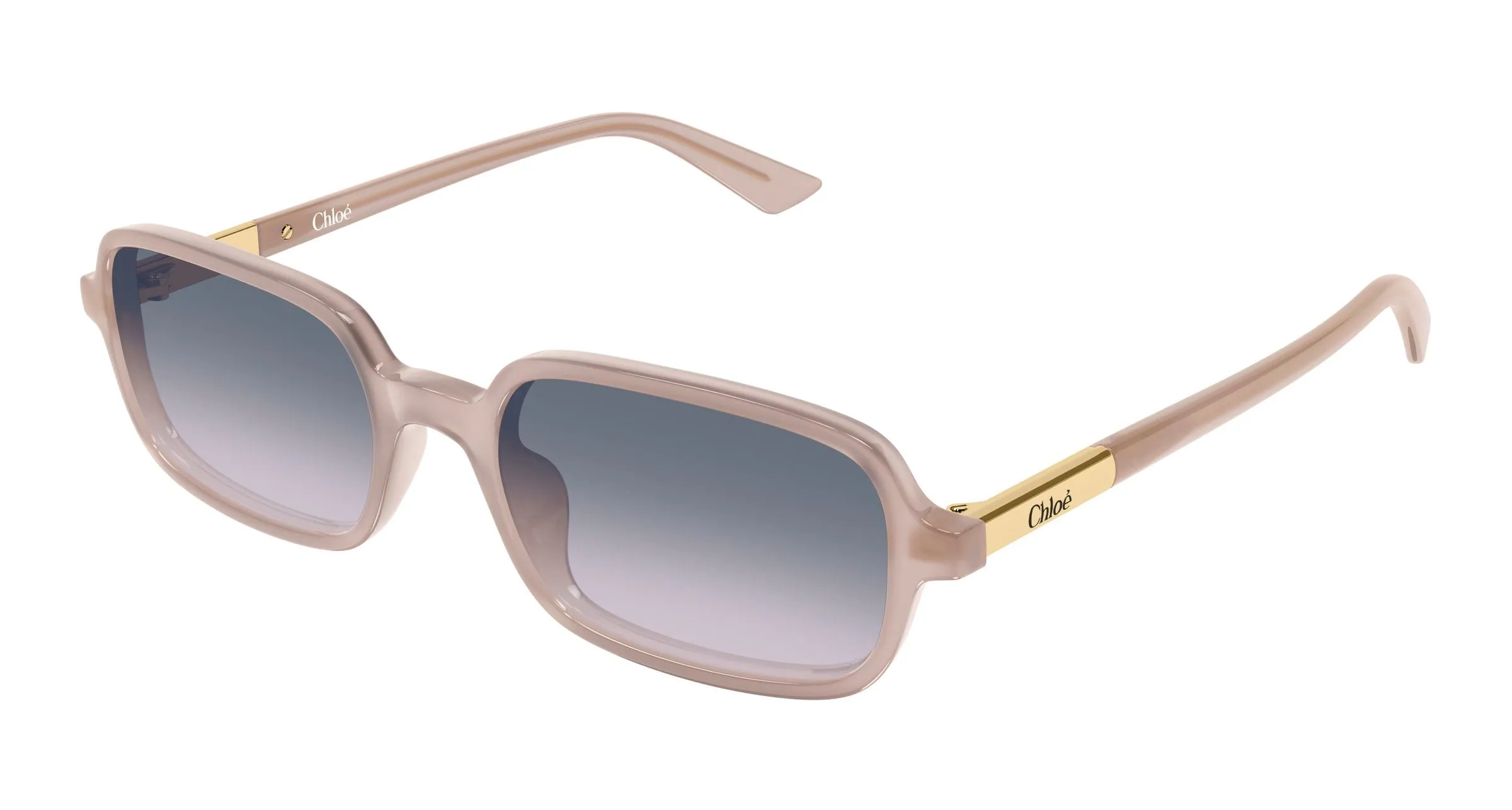 Chloé CH0363S 005 Occhiali da sole Acetato Beige Grigio Squadrata - immagine 1