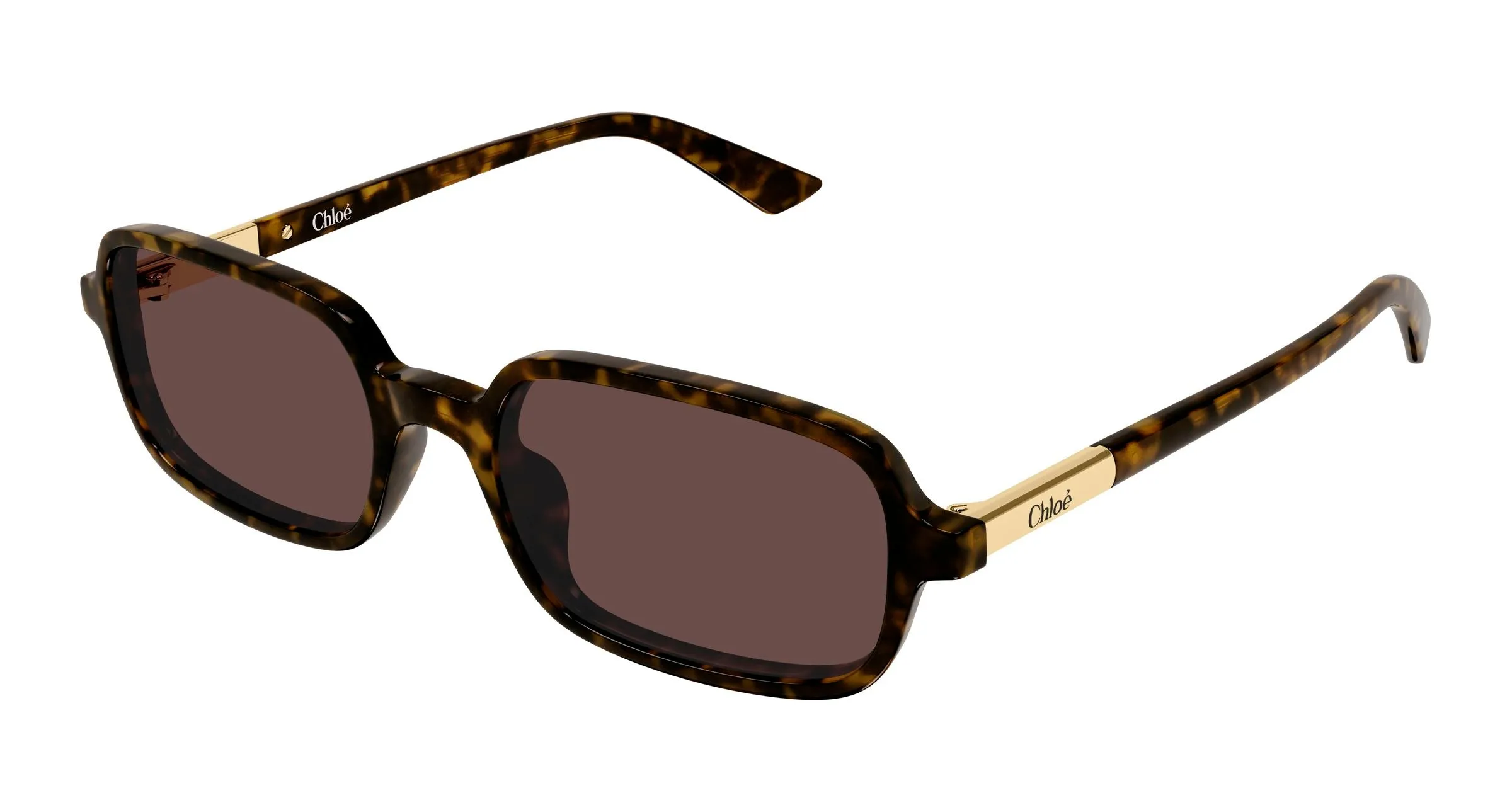 Chloé CH0363S 002 Occhiali da sole Acetato Havana Marrone Squadrata - immagine 1