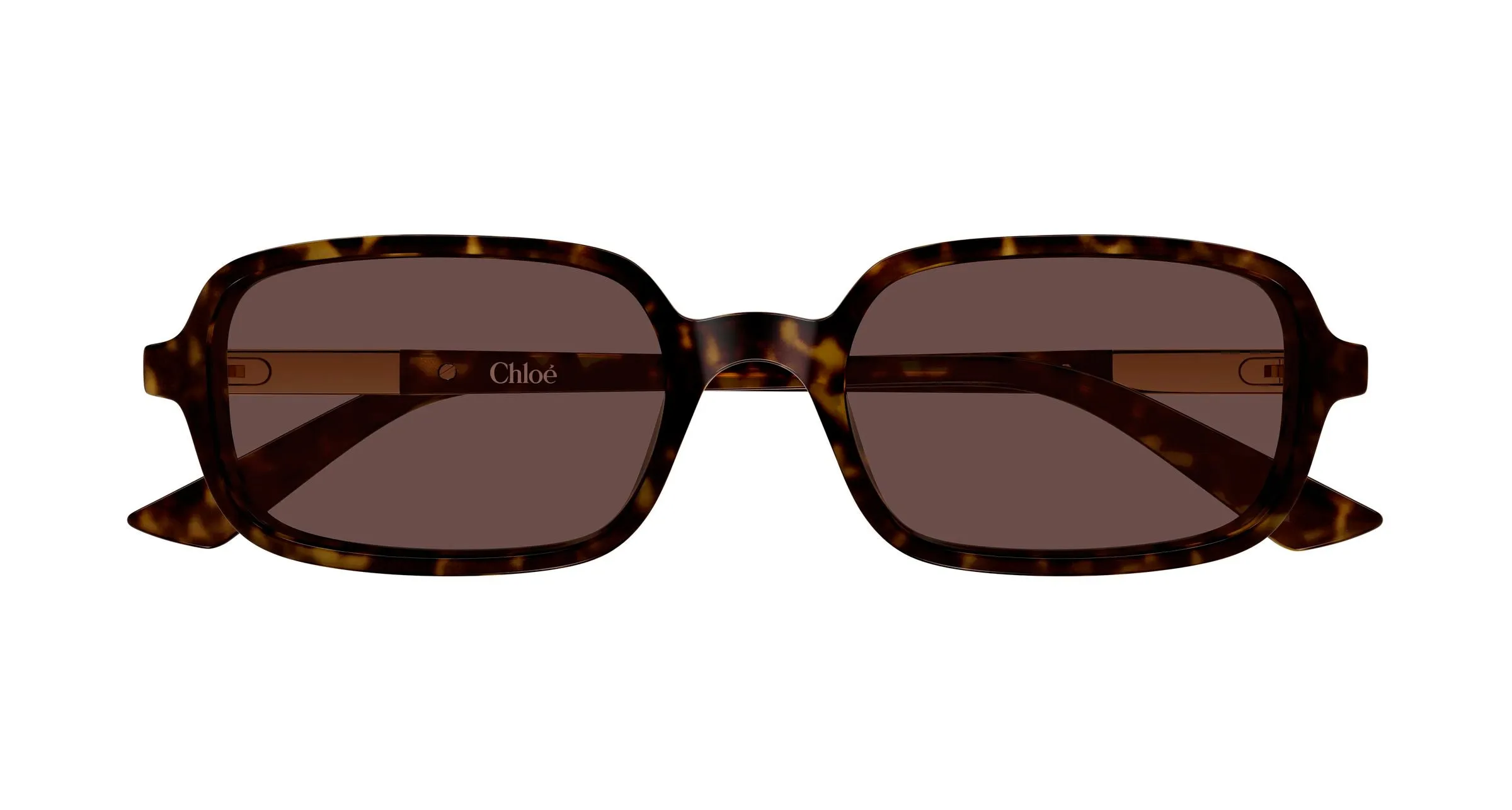 Chloé CH0363S 002 Occhiali da sole Acetato Havana Marrone Squadrata - immagine 2